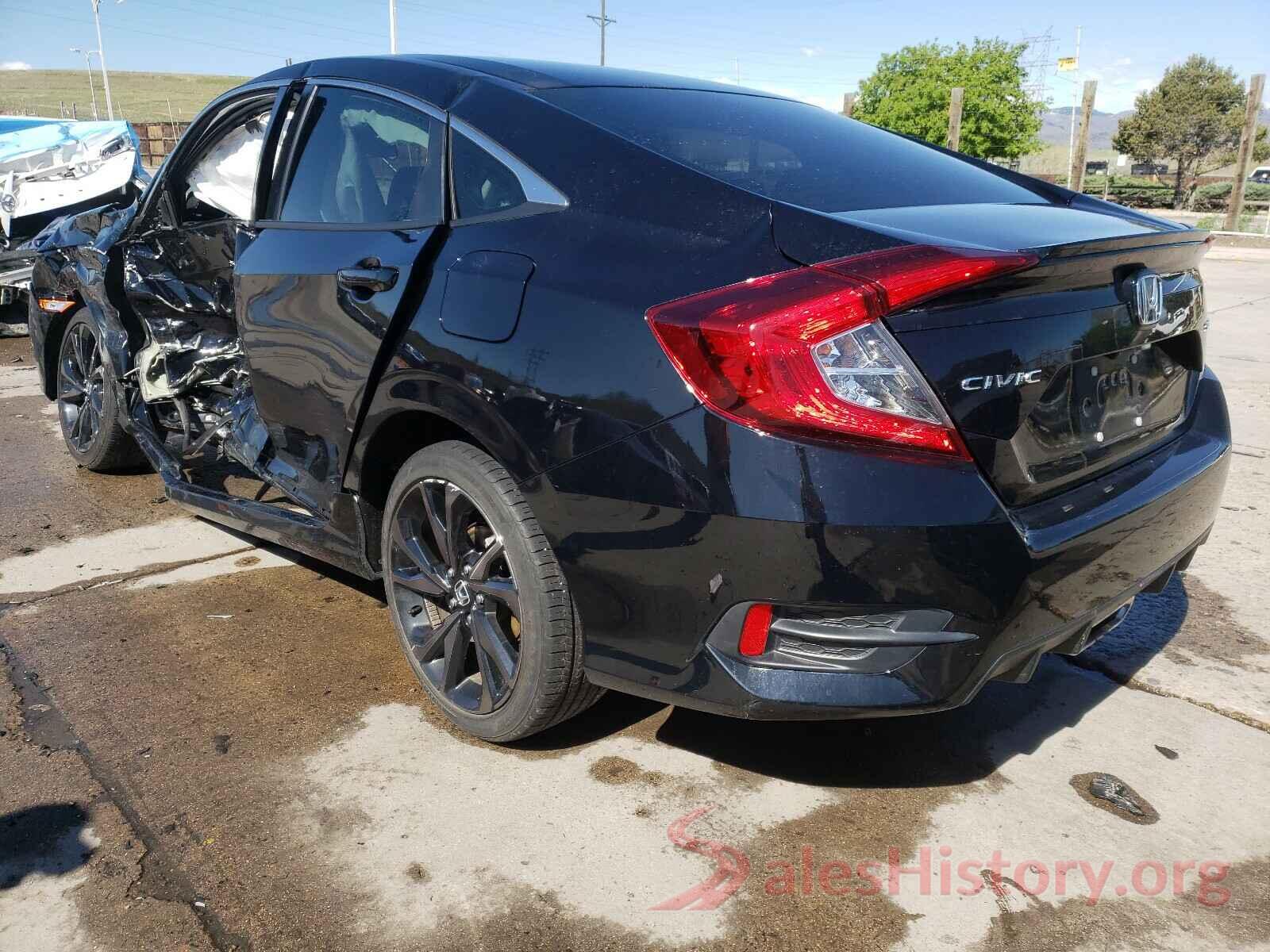 2HGFC2F80KH503537 2019 HONDA CIVIC