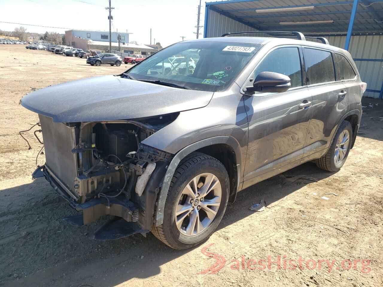 5TDBKRFH2GS354422 2016 TOYOTA HIGHLANDER