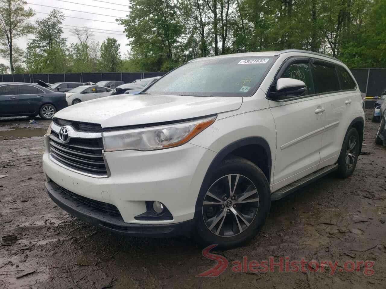 5TDJKRFH3GS309601 2016 TOYOTA HIGHLANDER