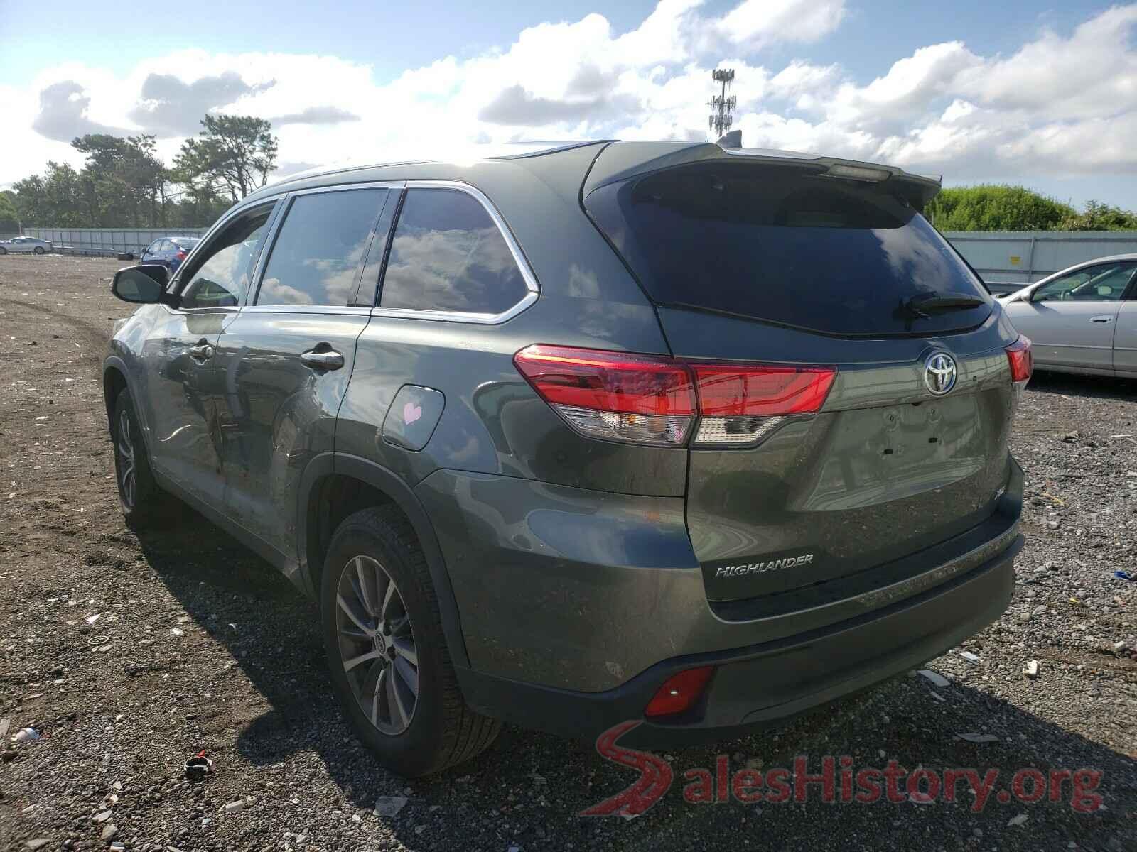 5TDKZRFH9KS316500 2019 TOYOTA HIGHLANDER