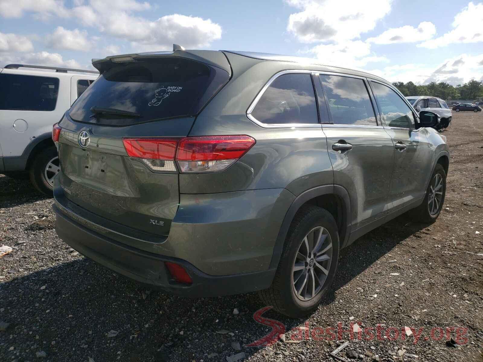 5TDKZRFH9KS316500 2019 TOYOTA HIGHLANDER