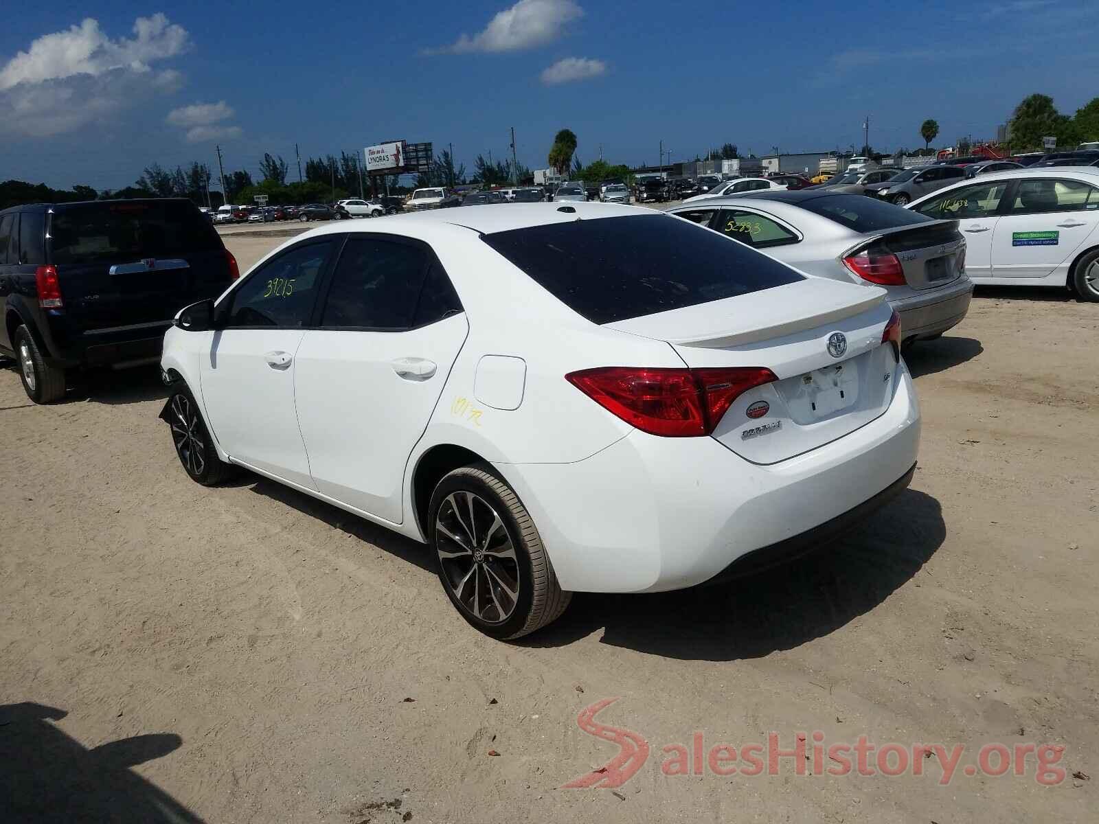 2T1BURHE1HC831722 2017 TOYOTA COROLLA