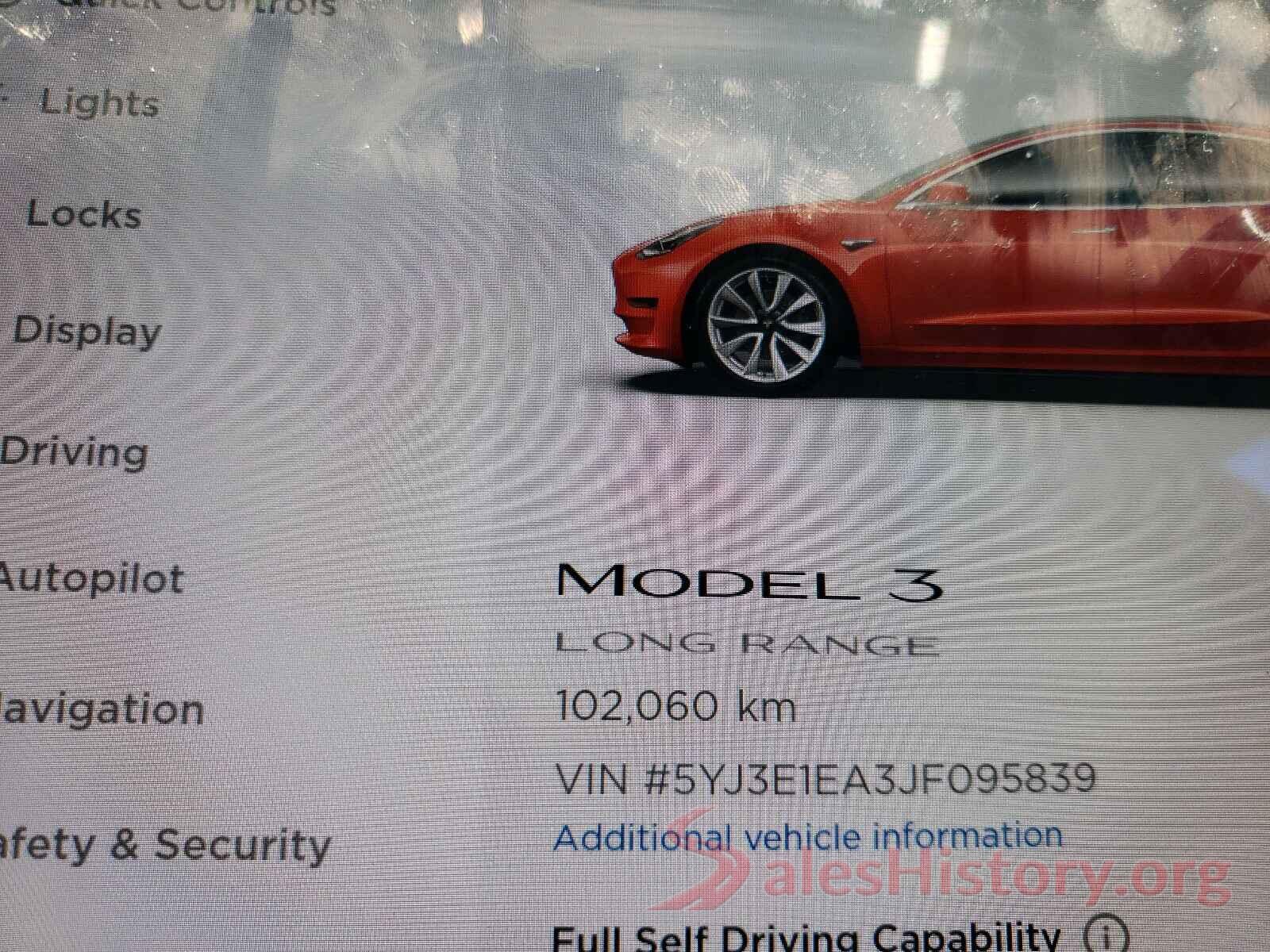 5YJ3E1EA3JF095839 2018 TESLA MODEL 3