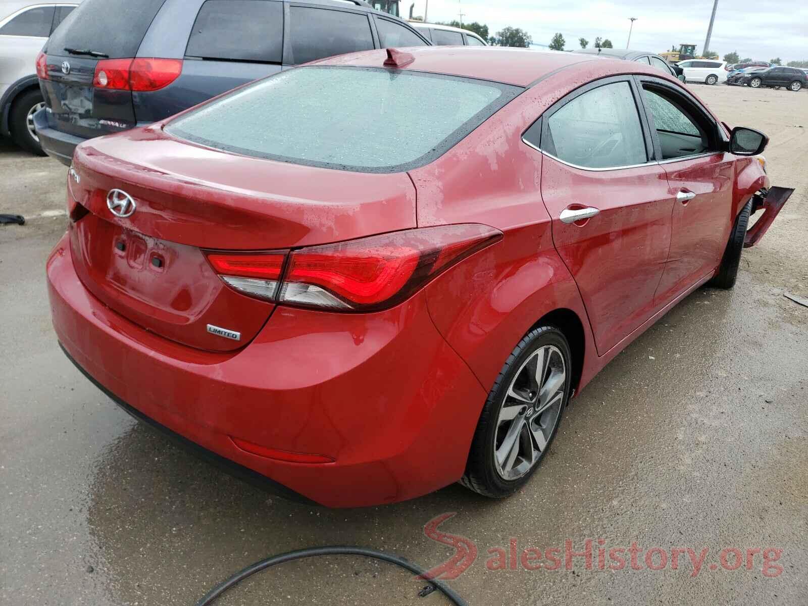 KMHDH4AE9GU620419 2016 HYUNDAI ELANTRA