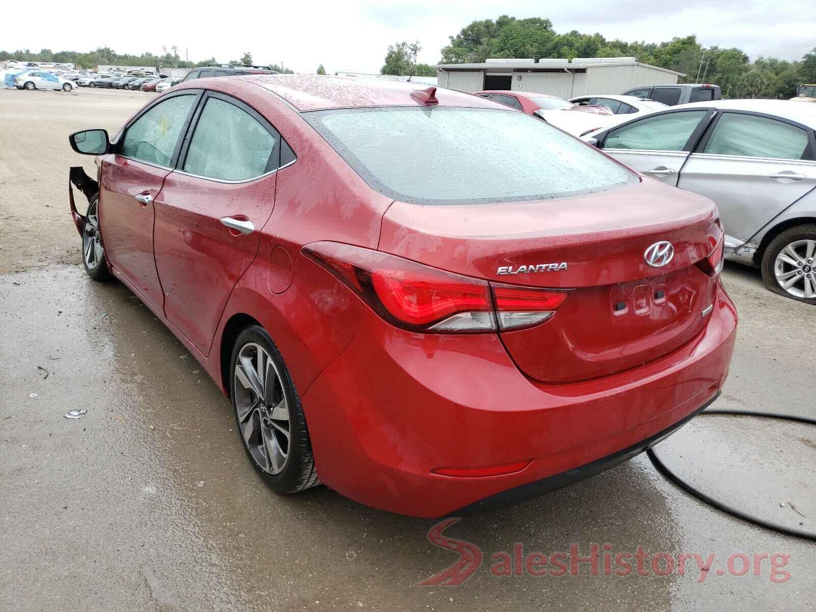 KMHDH4AE9GU620419 2016 HYUNDAI ELANTRA