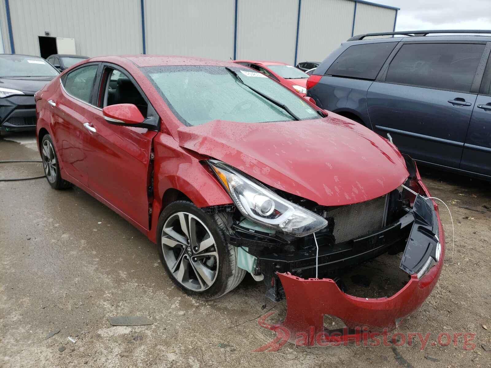 KMHDH4AE9GU620419 2016 HYUNDAI ELANTRA