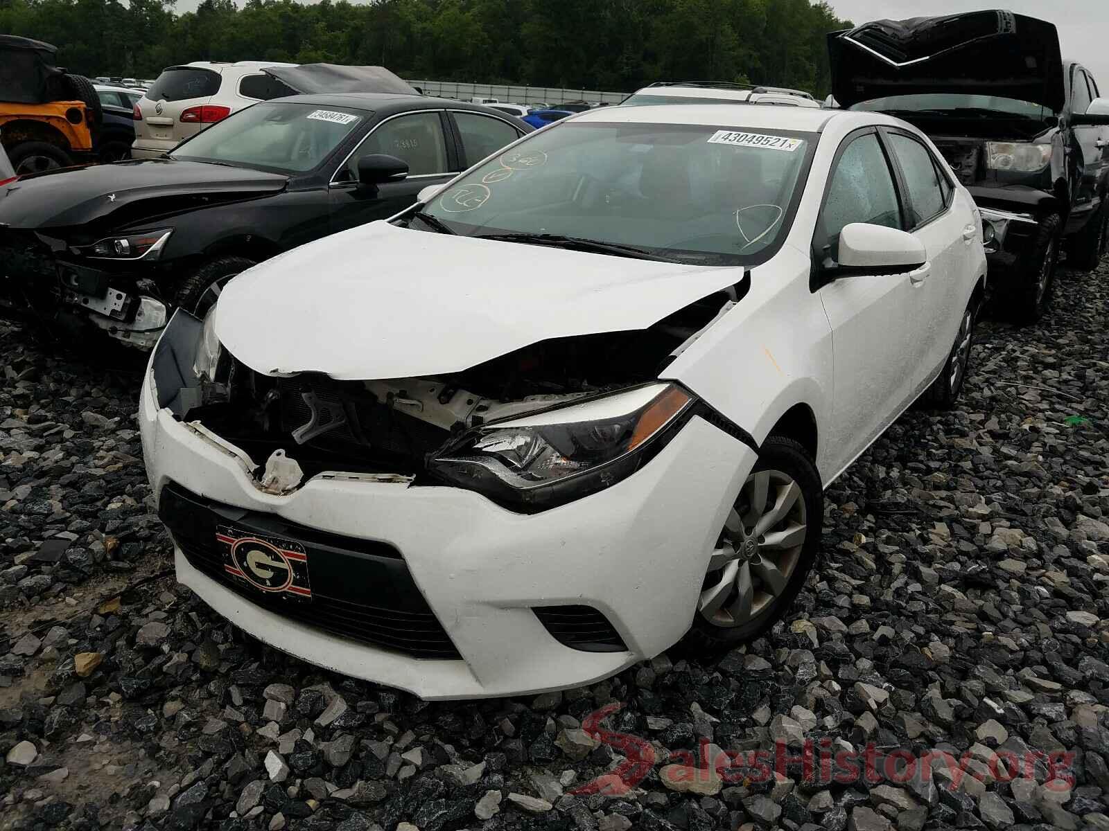 5YFBURHE8GP439951 2016 TOYOTA COROLLA