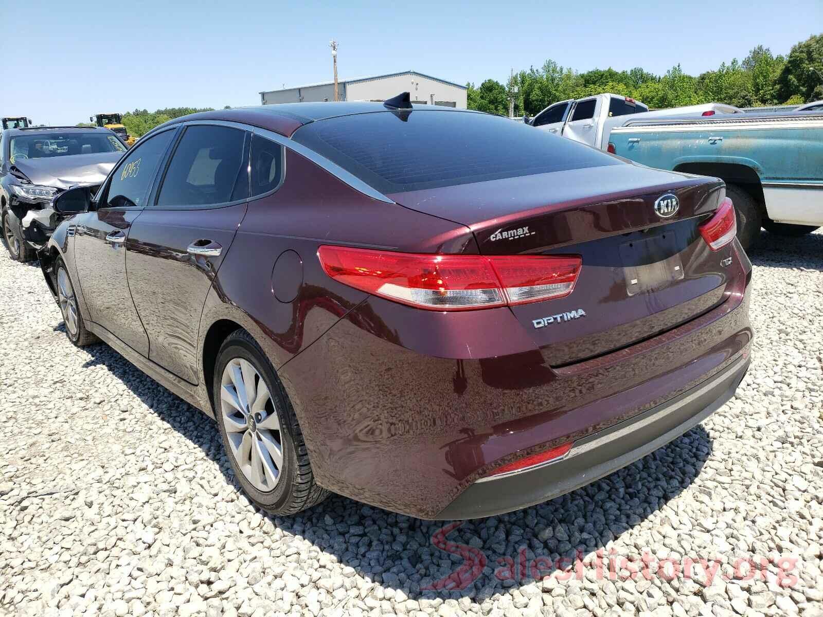 5XXGU4L30GG109261 2016 KIA OPTIMA