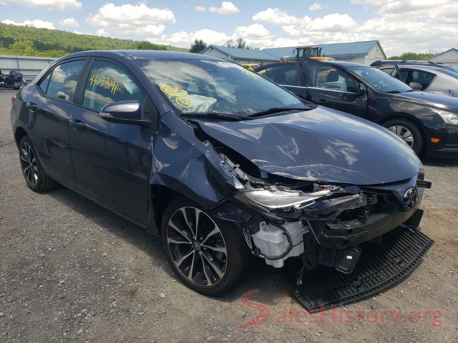 2T1BURHE4KC169710 2019 TOYOTA COROLLA