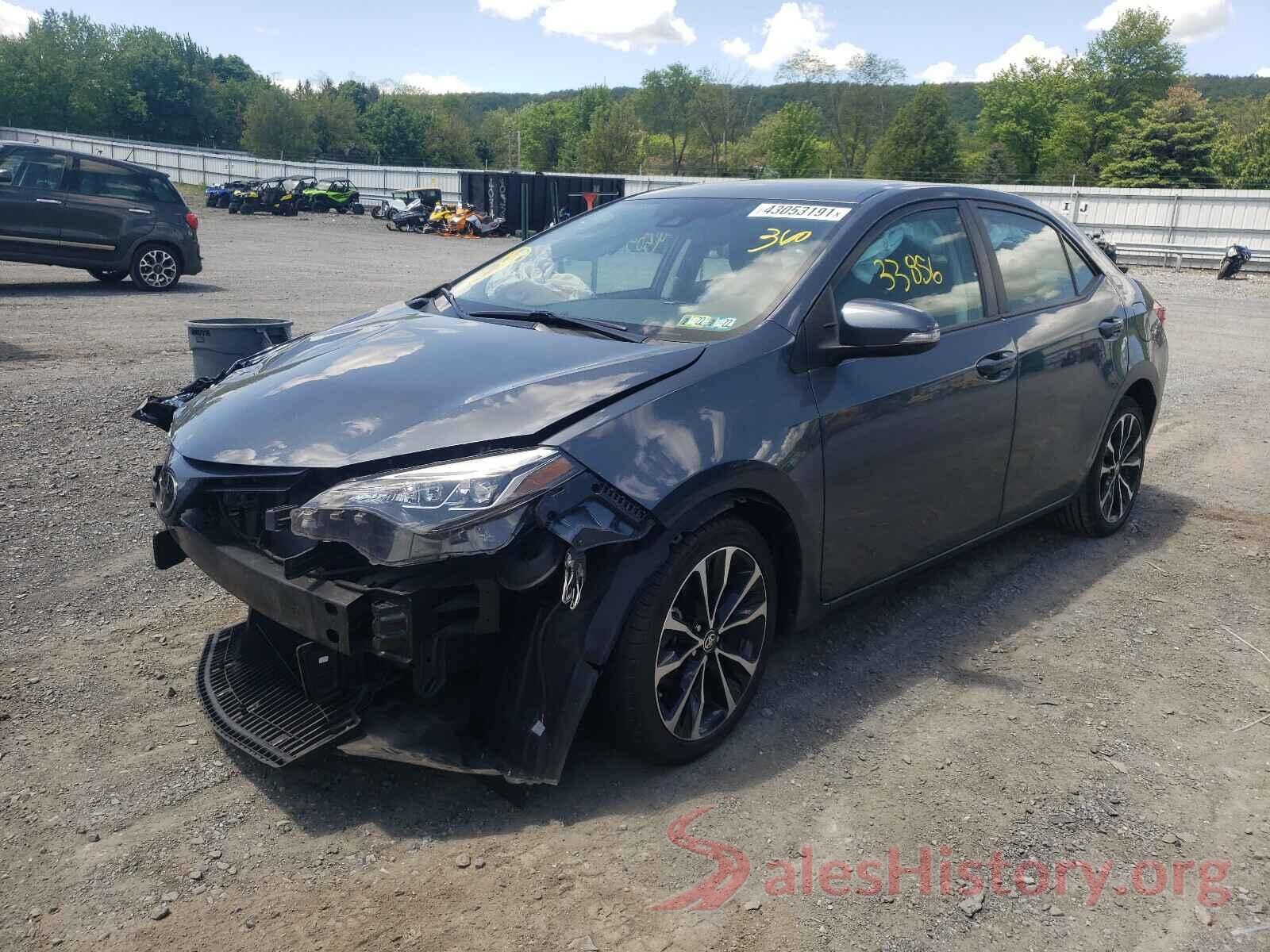 2T1BURHE4KC169710 2019 TOYOTA COROLLA