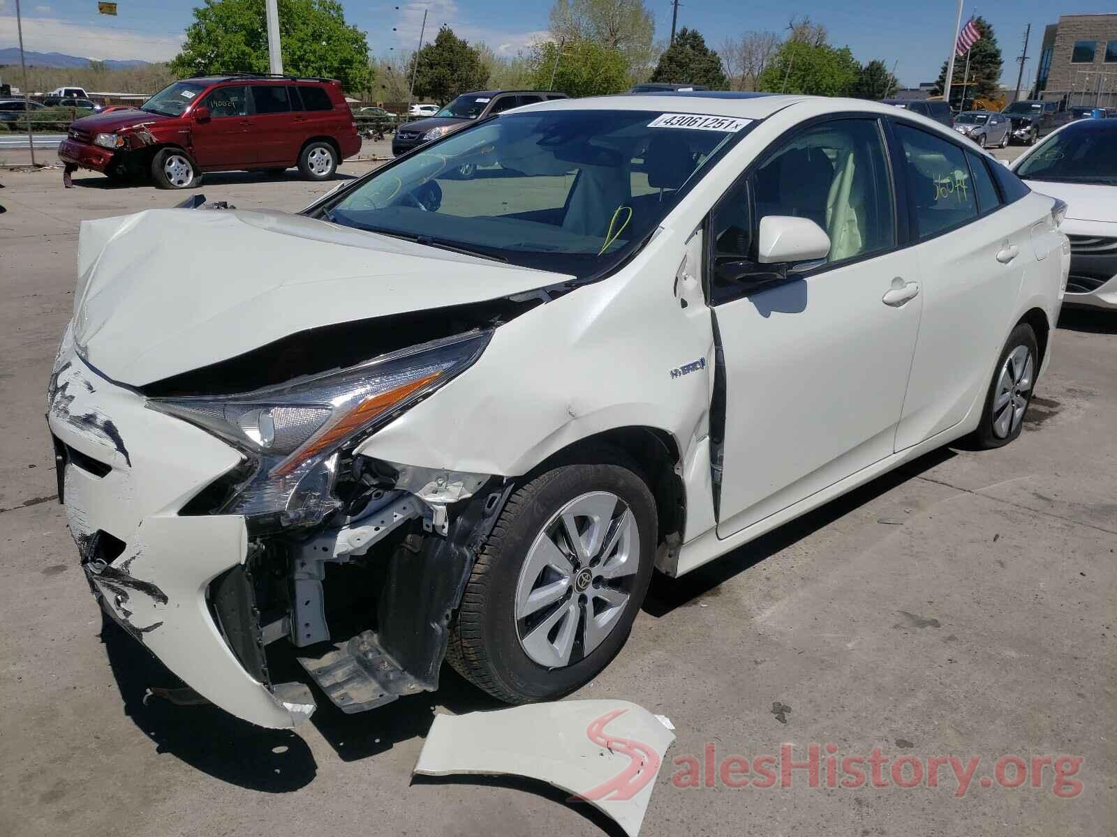 JTDKARFU5G3013145 2016 TOYOTA PRIUS