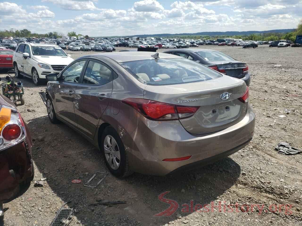 5NPDH4AE0GH670334 2016 HYUNDAI ELANTRA