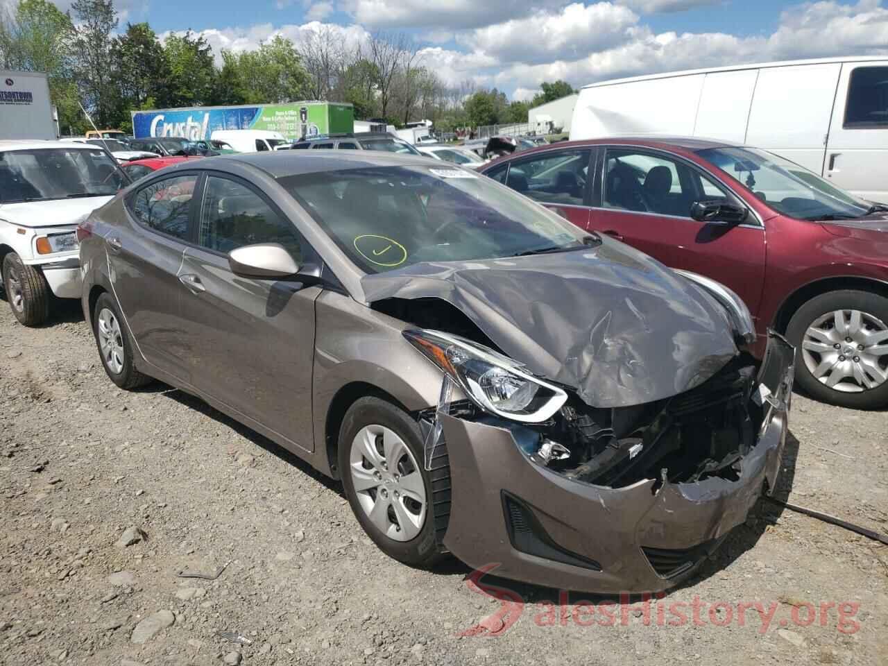 5NPDH4AE0GH670334 2016 HYUNDAI ELANTRA