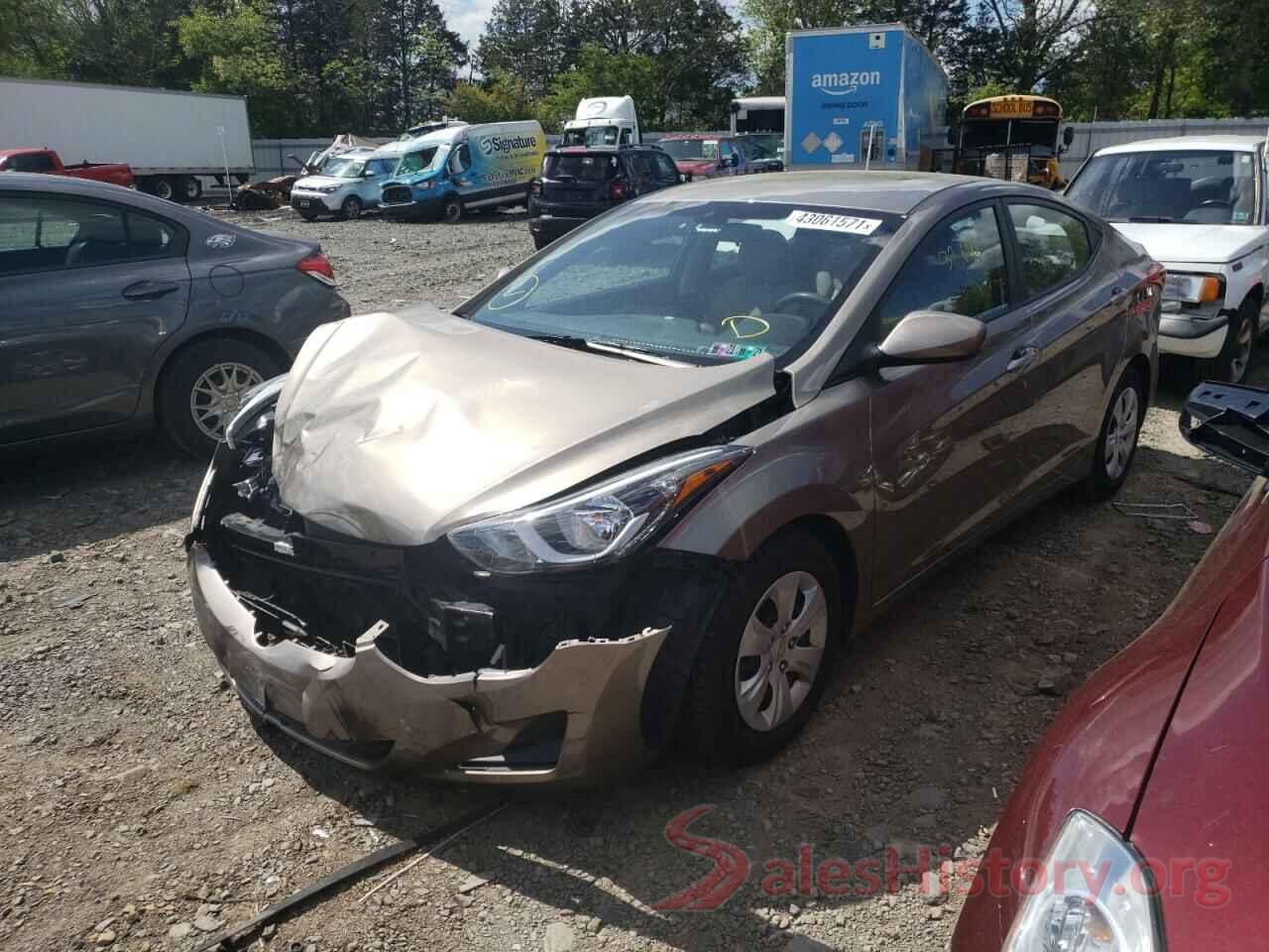 5NPDH4AE0GH670334 2016 HYUNDAI ELANTRA