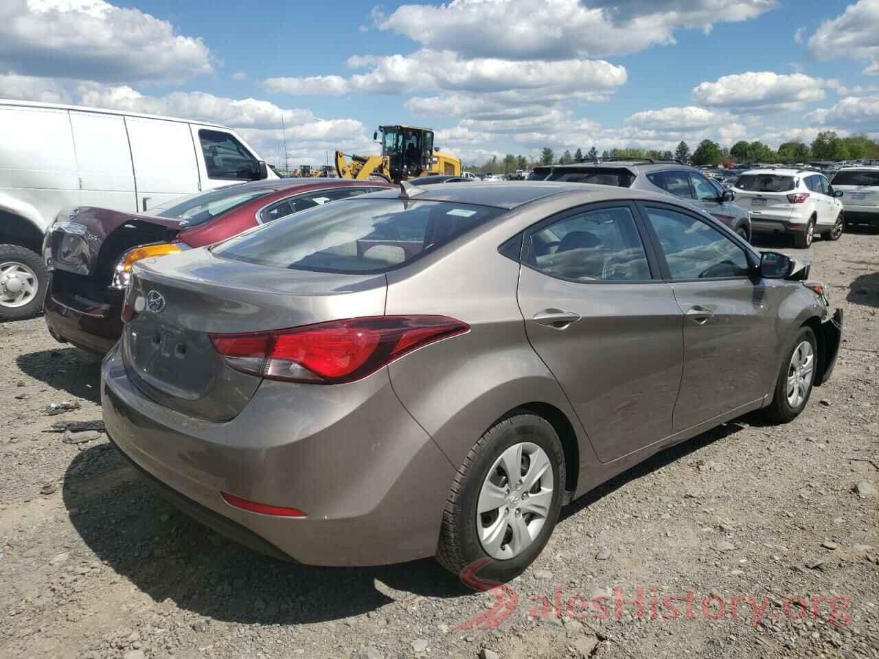 5NPDH4AE0GH670334 2016 HYUNDAI ELANTRA