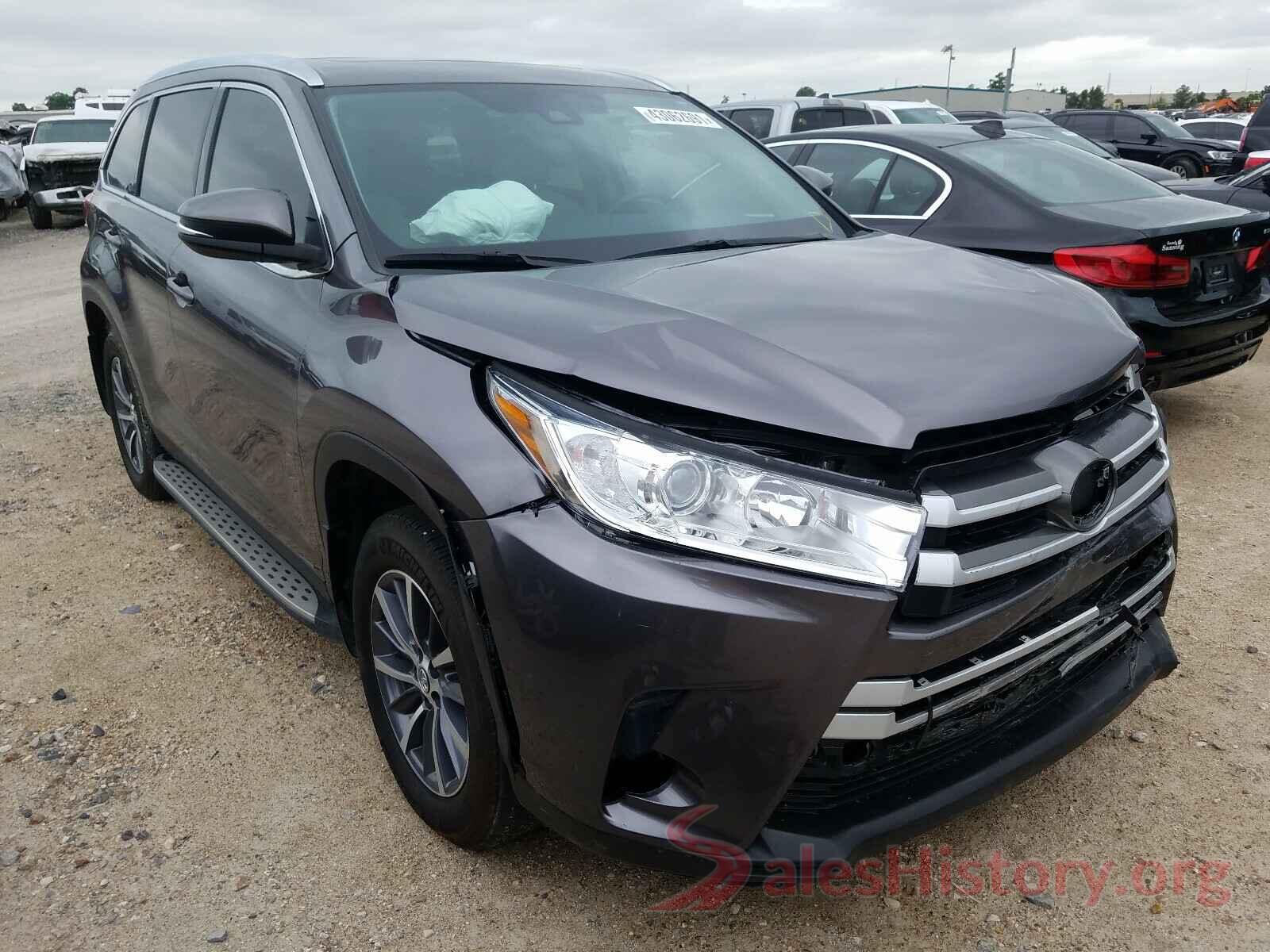 5TDKZRFH7KS570254 2019 TOYOTA HIGHLANDER