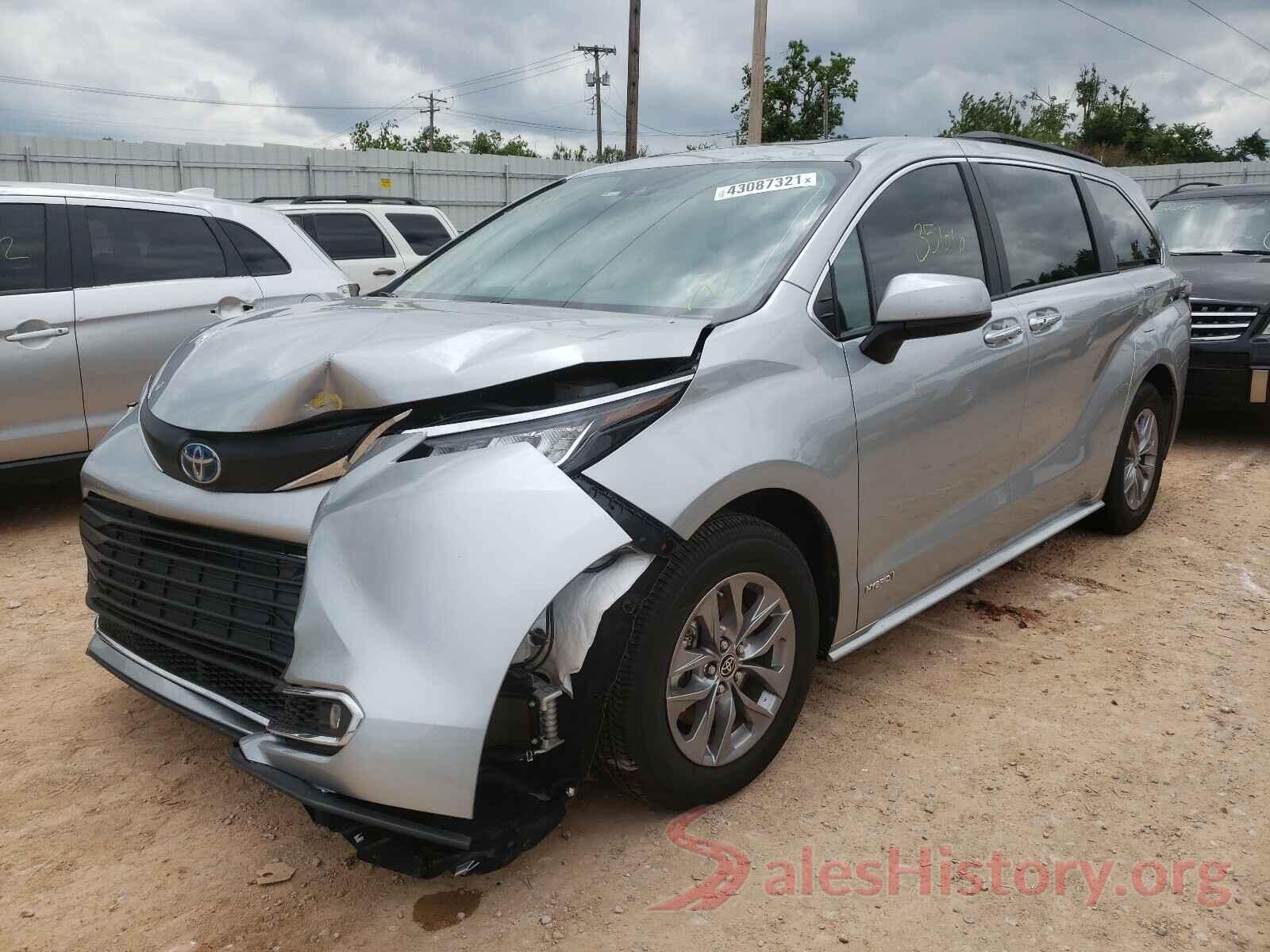 5TDYRKEC6MS004550 2021 TOYOTA SIENNA