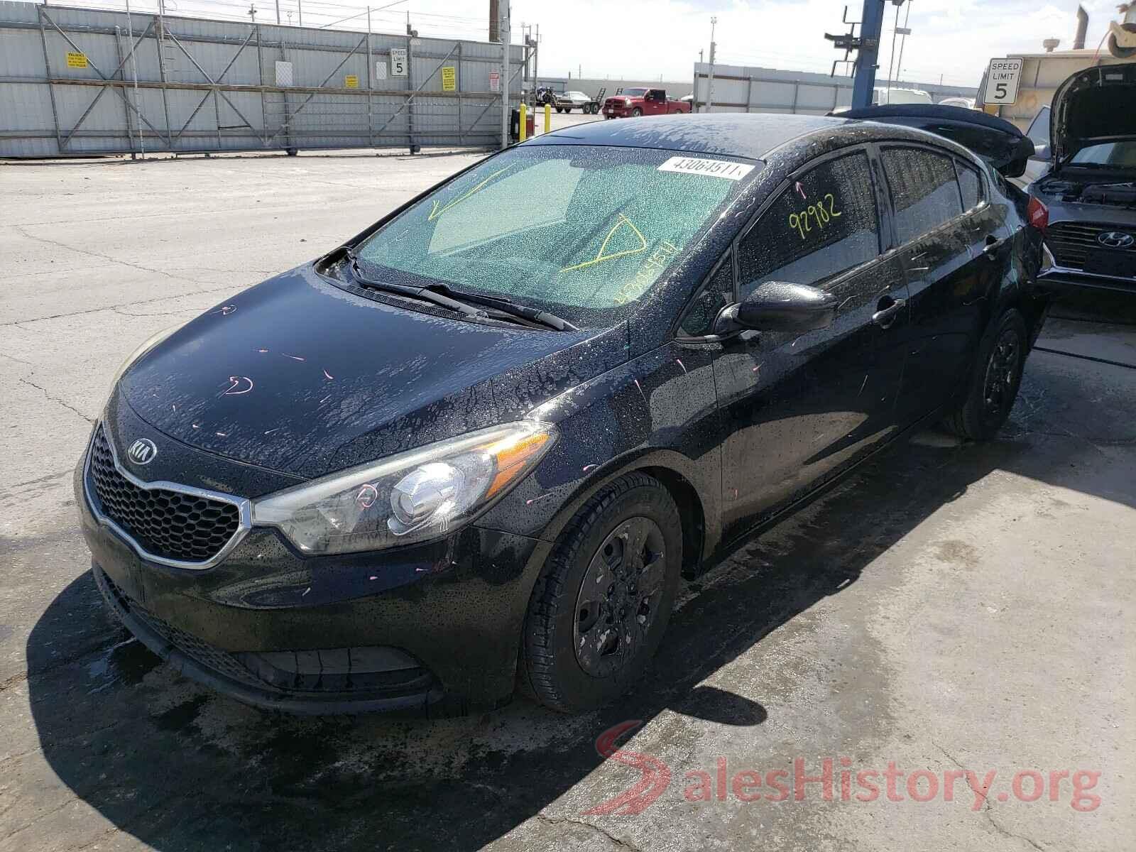 KNAFK4A66G5590407 2016 KIA FORTE