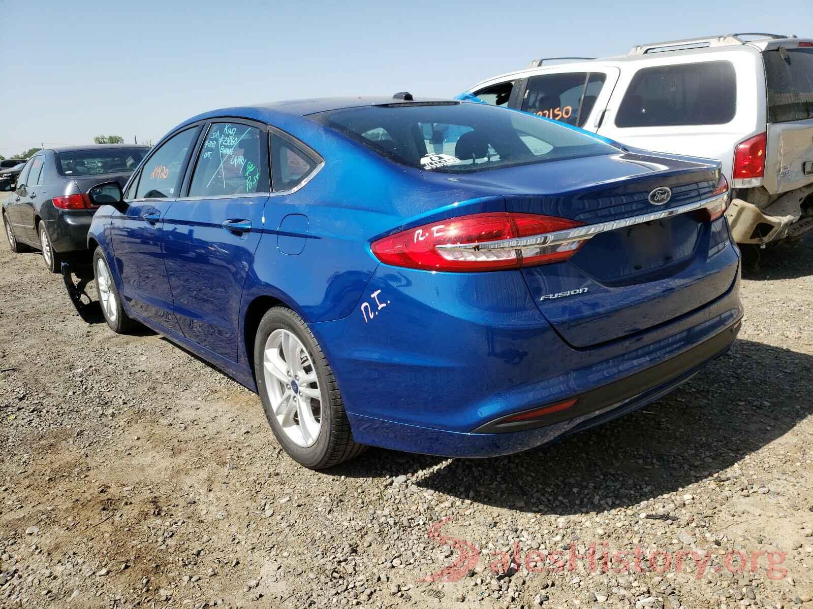 3FA6P0H7XJR181350 2018 FORD FUSION