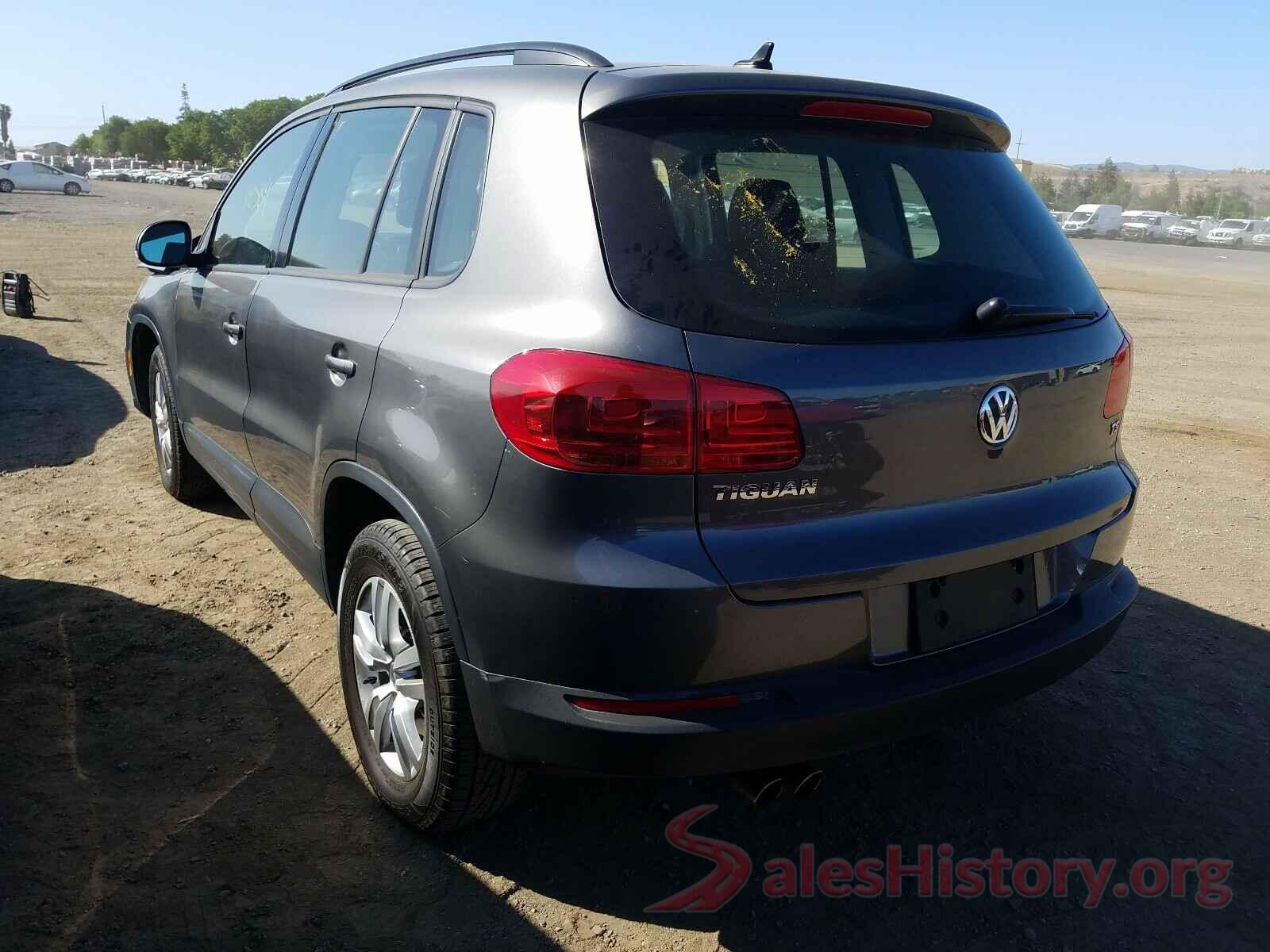 WVGAV7AX8HK034922 2017 VOLKSWAGEN TIGUAN