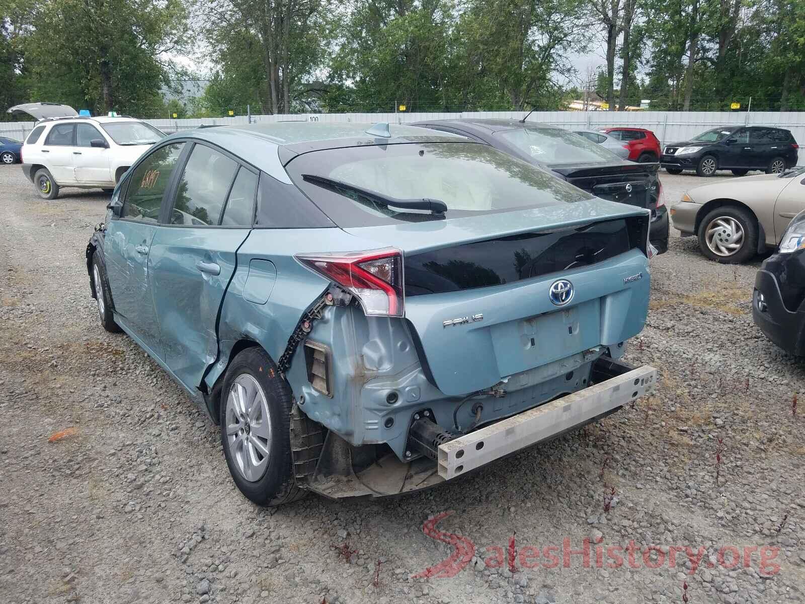 JTDKBRFUXG3003482 2016 TOYOTA PRIUS