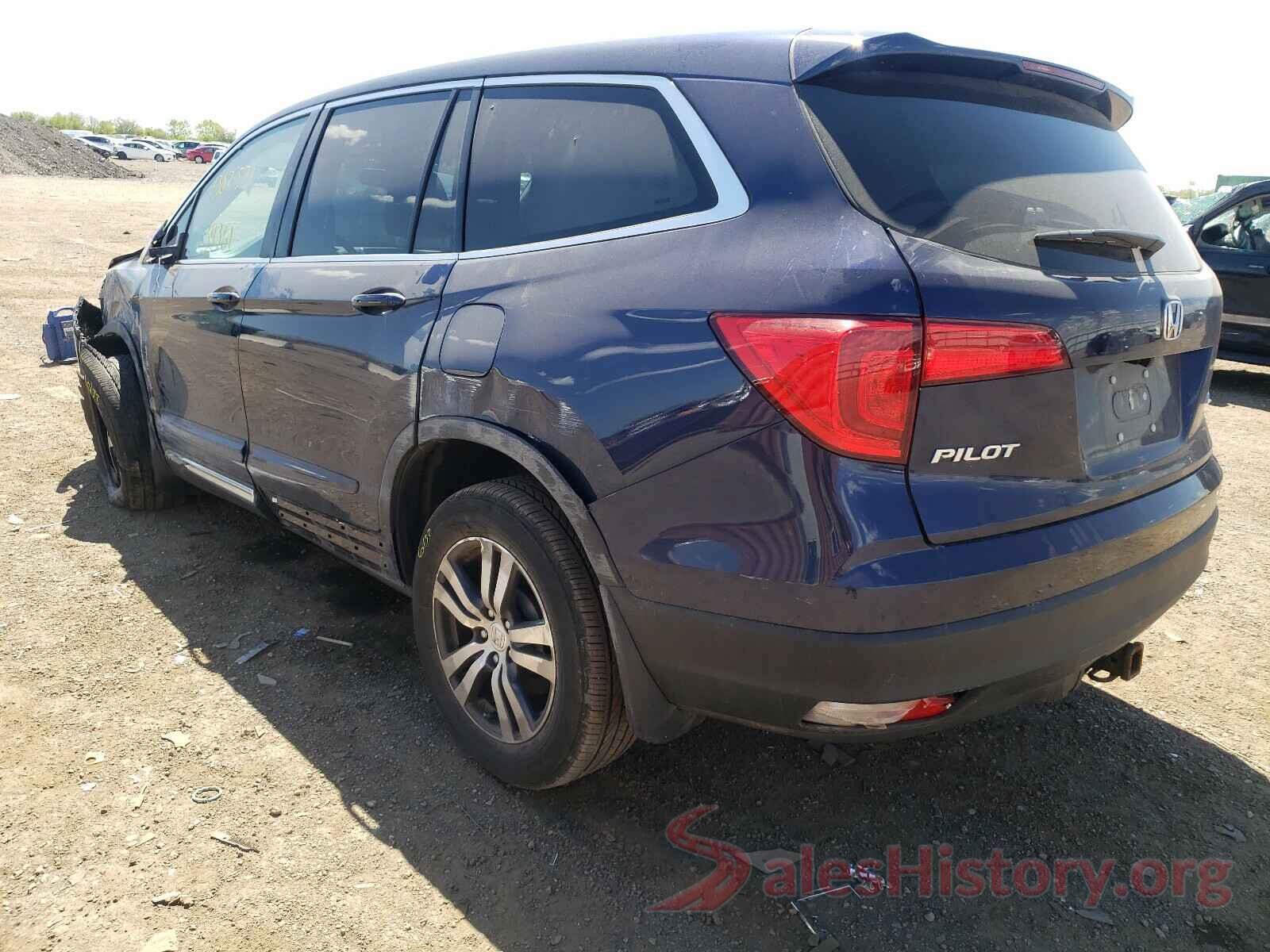 5FNYF6H60HB001675 2017 HONDA PILOT