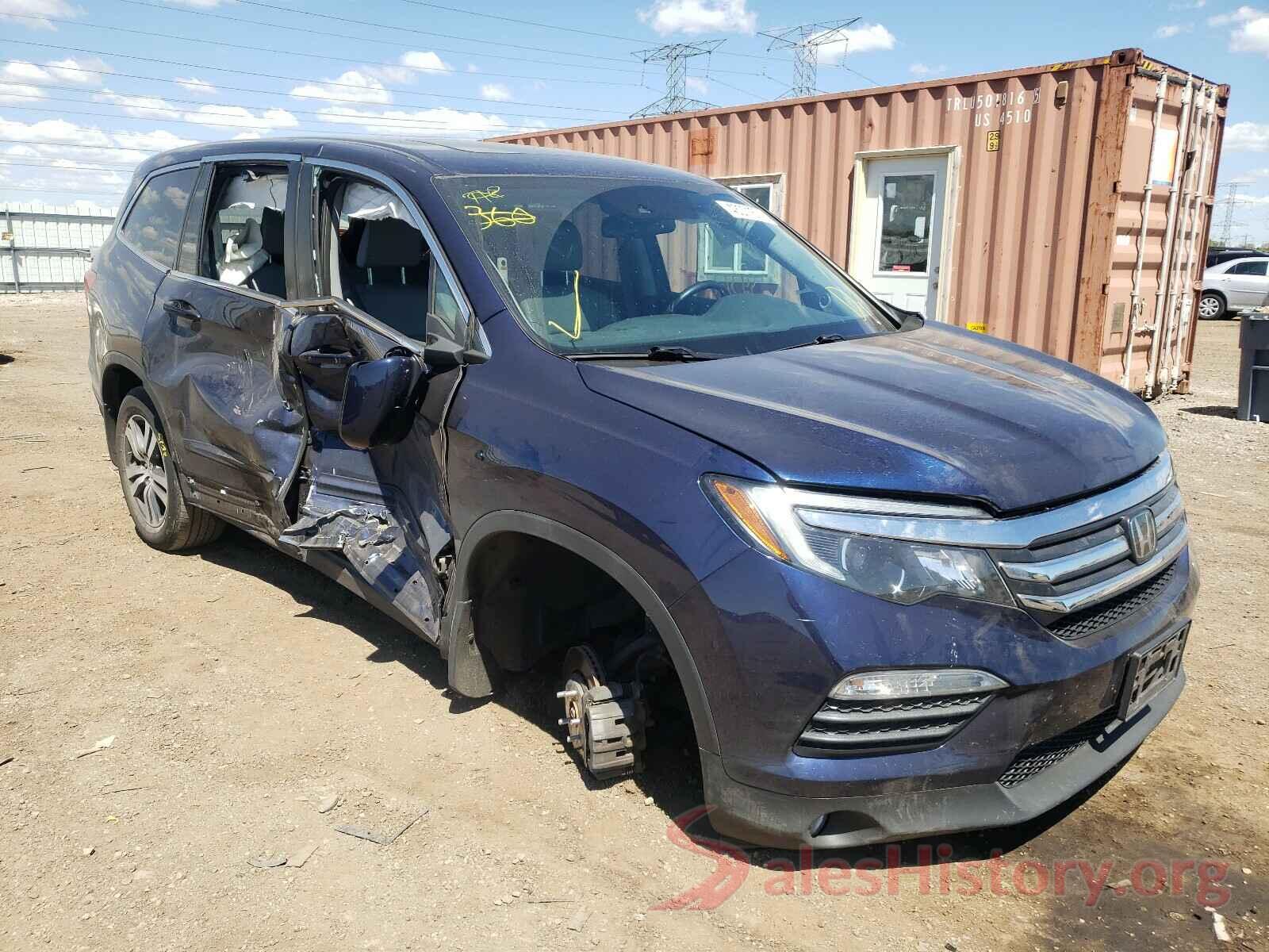 5FNYF6H60HB001675 2017 HONDA PILOT