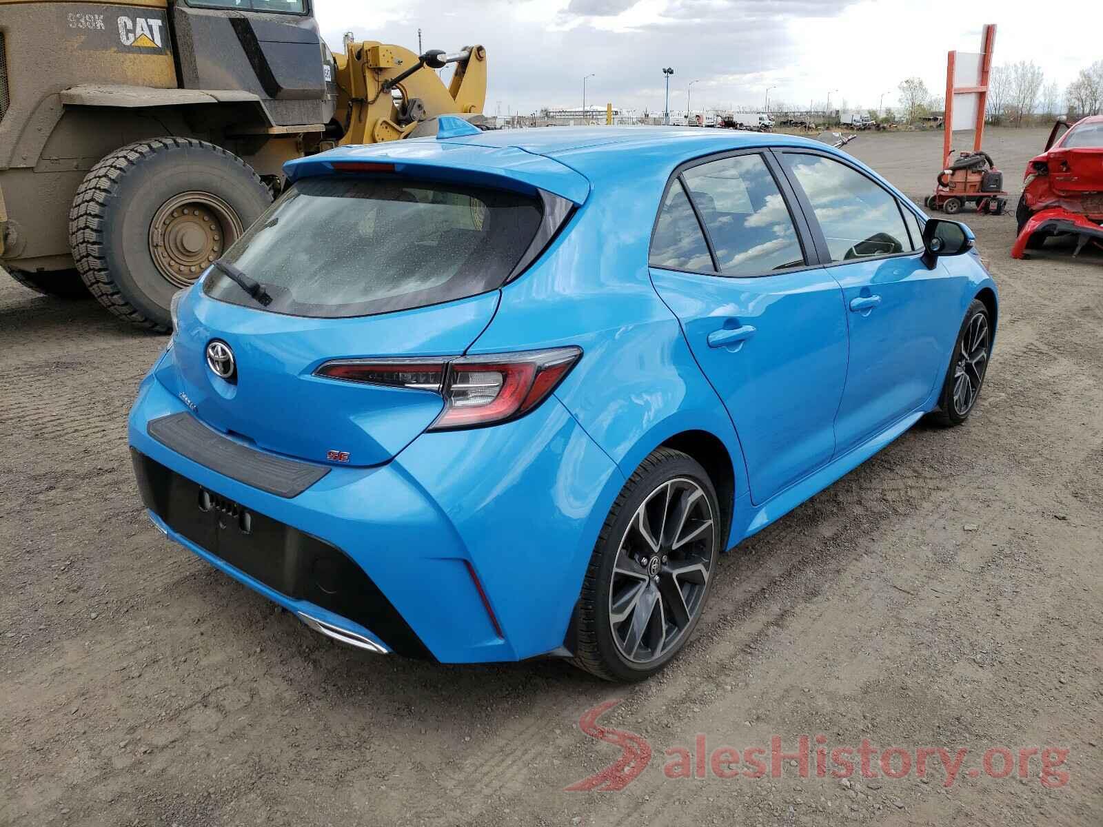 JTNK4RBE4K3015916 2019 TOYOTA COROLLA