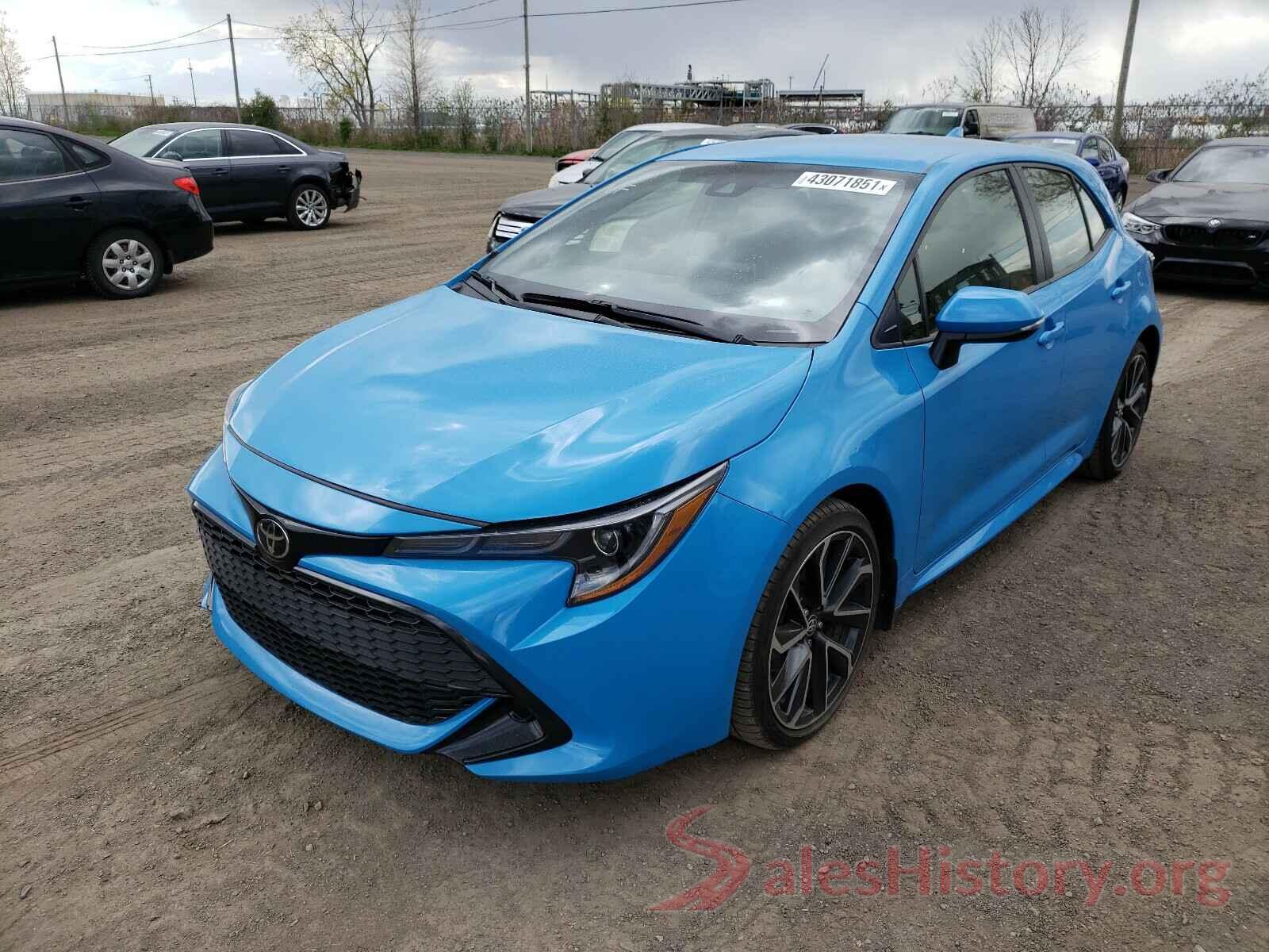 JTNK4RBE4K3015916 2019 TOYOTA COROLLA