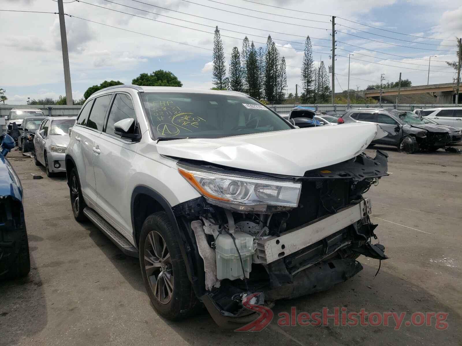 5TDKKRFHXGS146479 2016 TOYOTA HIGHLANDER