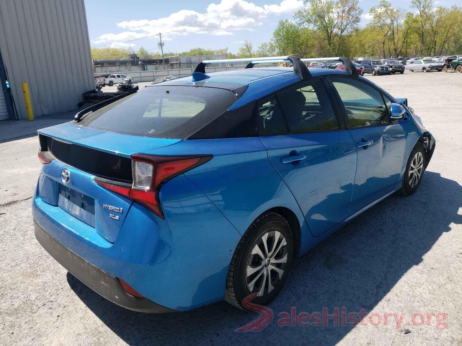 JTDL9RFU7K3008437 2019 TOYOTA PRIUS