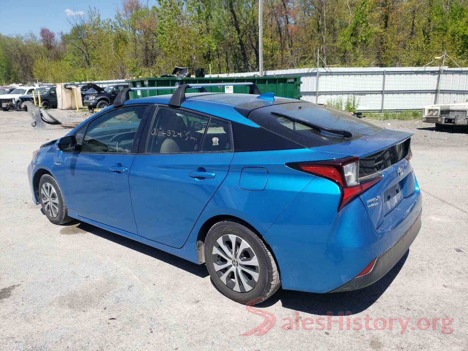 JTDL9RFU7K3008437 2019 TOYOTA PRIUS