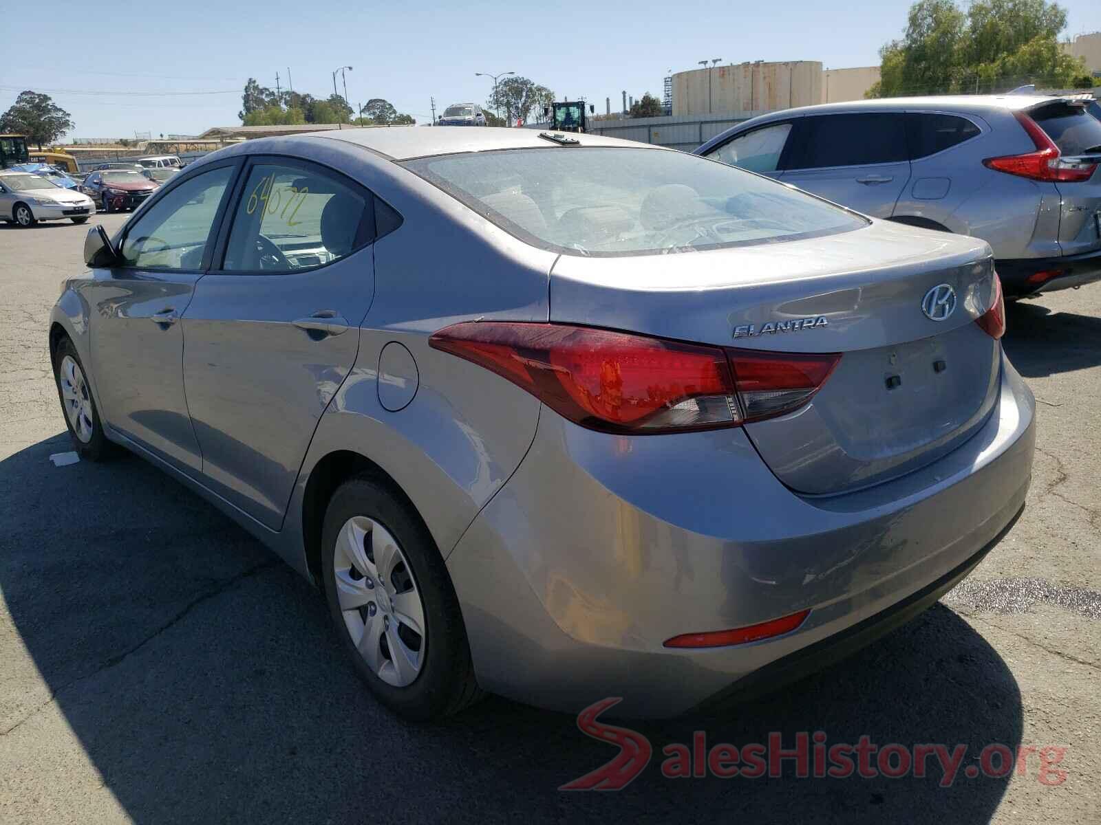 5NPDH4AE6GH761477 2016 HYUNDAI ELANTRA