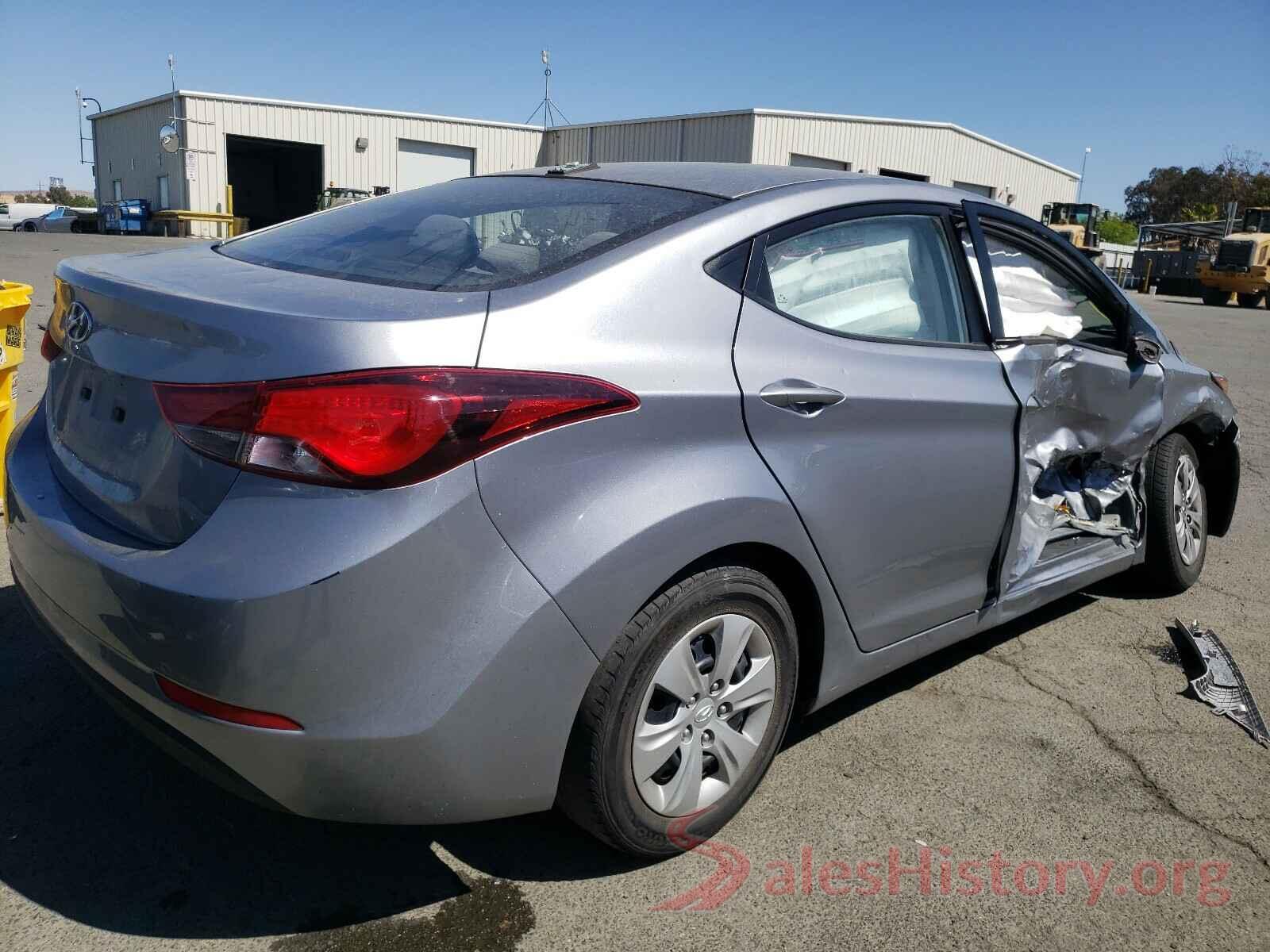 5NPDH4AE6GH761477 2016 HYUNDAI ELANTRA