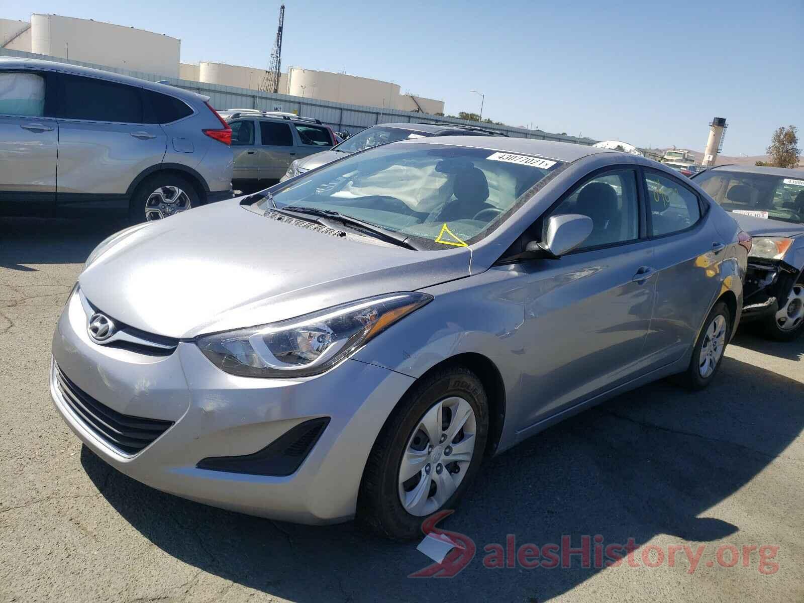 5NPDH4AE6GH761477 2016 HYUNDAI ELANTRA