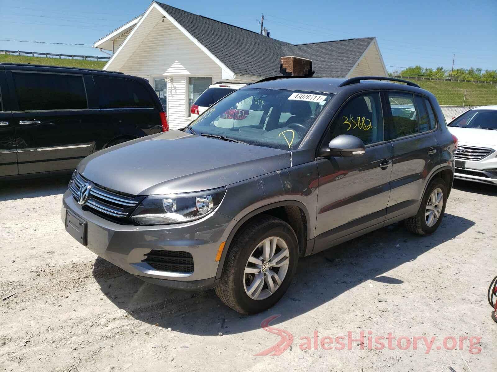 WVGAV7AX7GW510102 2016 VOLKSWAGEN TIGUAN