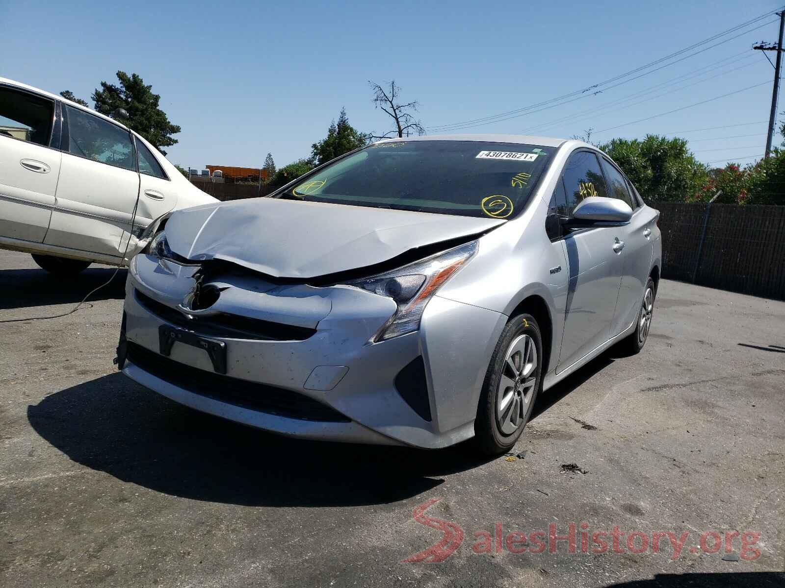 JTDKARFU0G3027969 2016 TOYOTA PRIUS