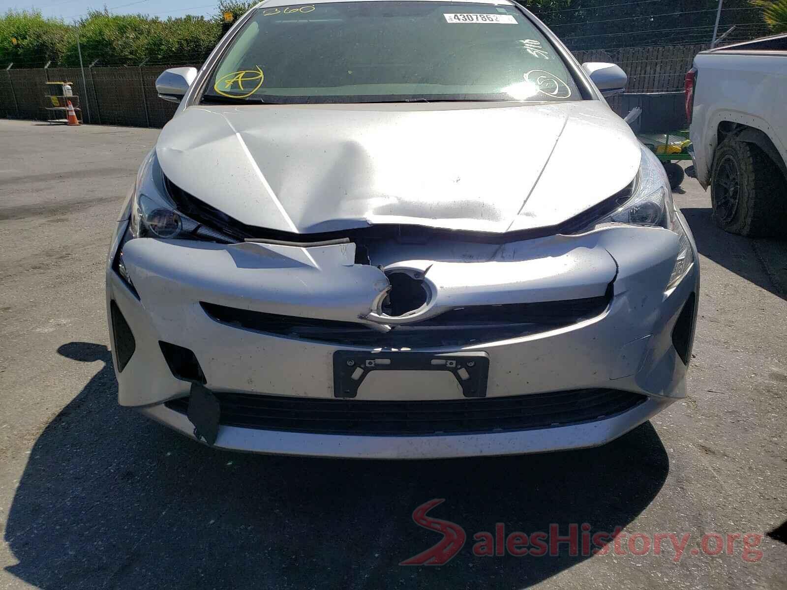 JTDKARFU0G3027969 2016 TOYOTA PRIUS