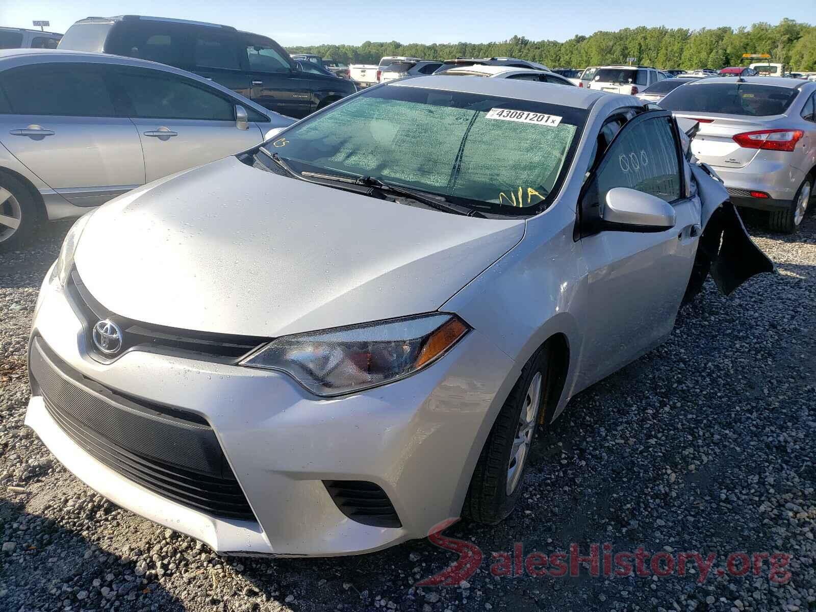 5YFBURHE5GP533849 2016 TOYOTA COROLLA