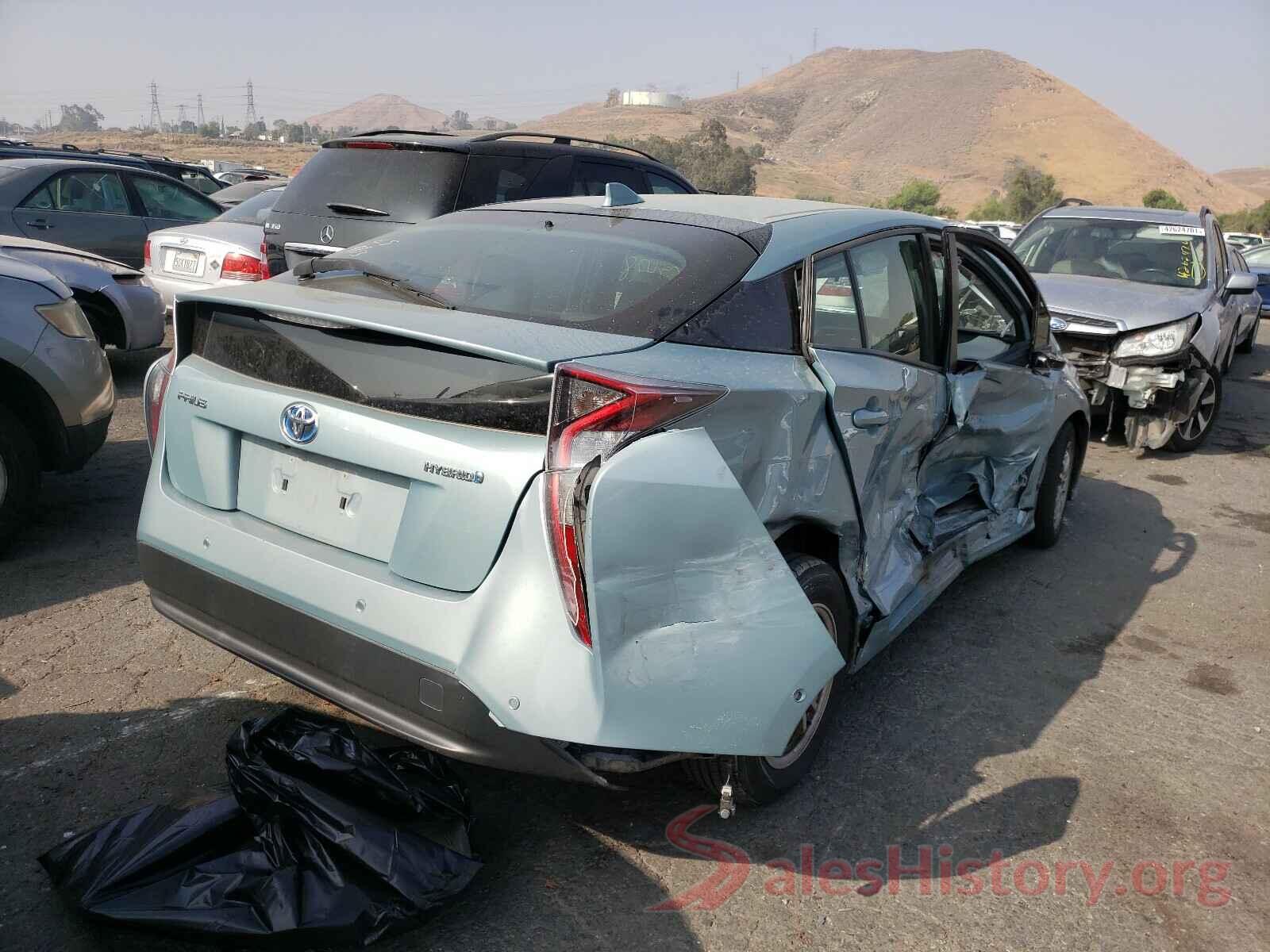 JTDKBRFU0H3564033 2017 TOYOTA PRIUS