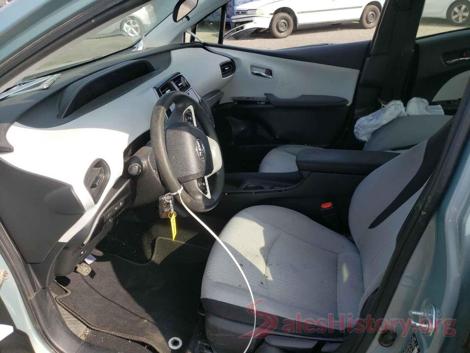 JTDKBRFU0H3564033 2017 TOYOTA PRIUS