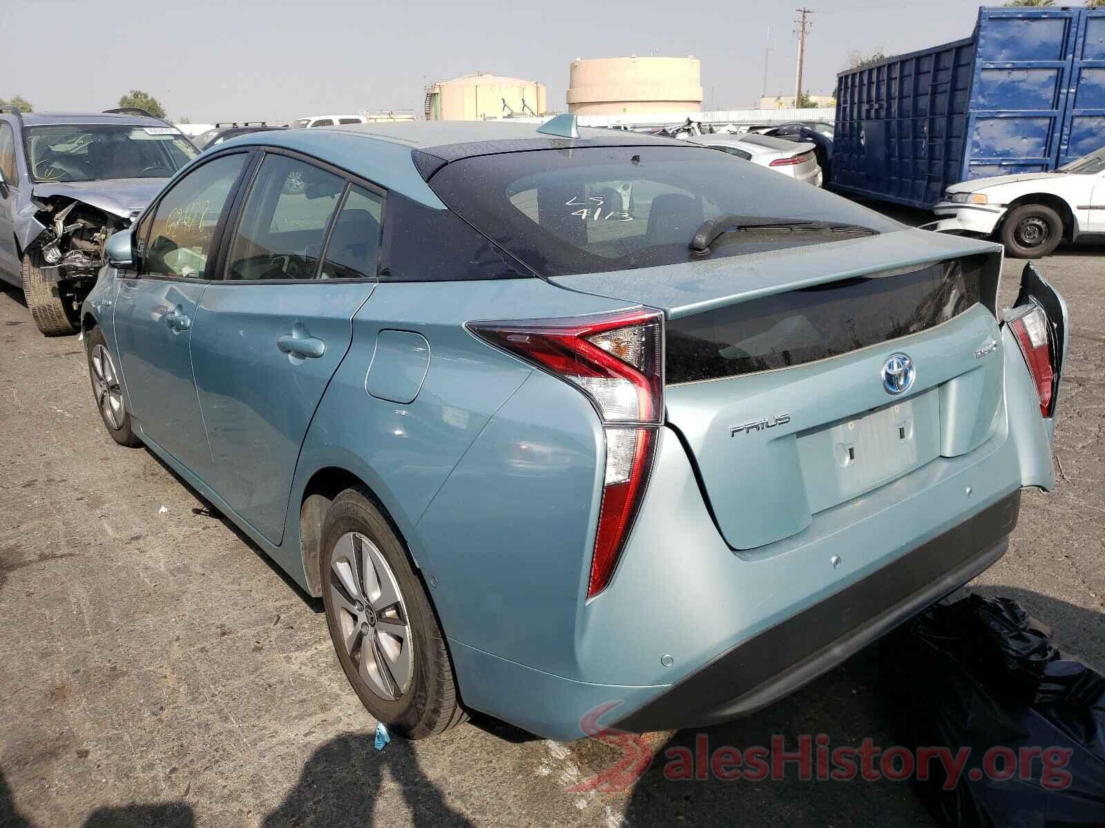 JTDKBRFU0H3564033 2017 TOYOTA PRIUS