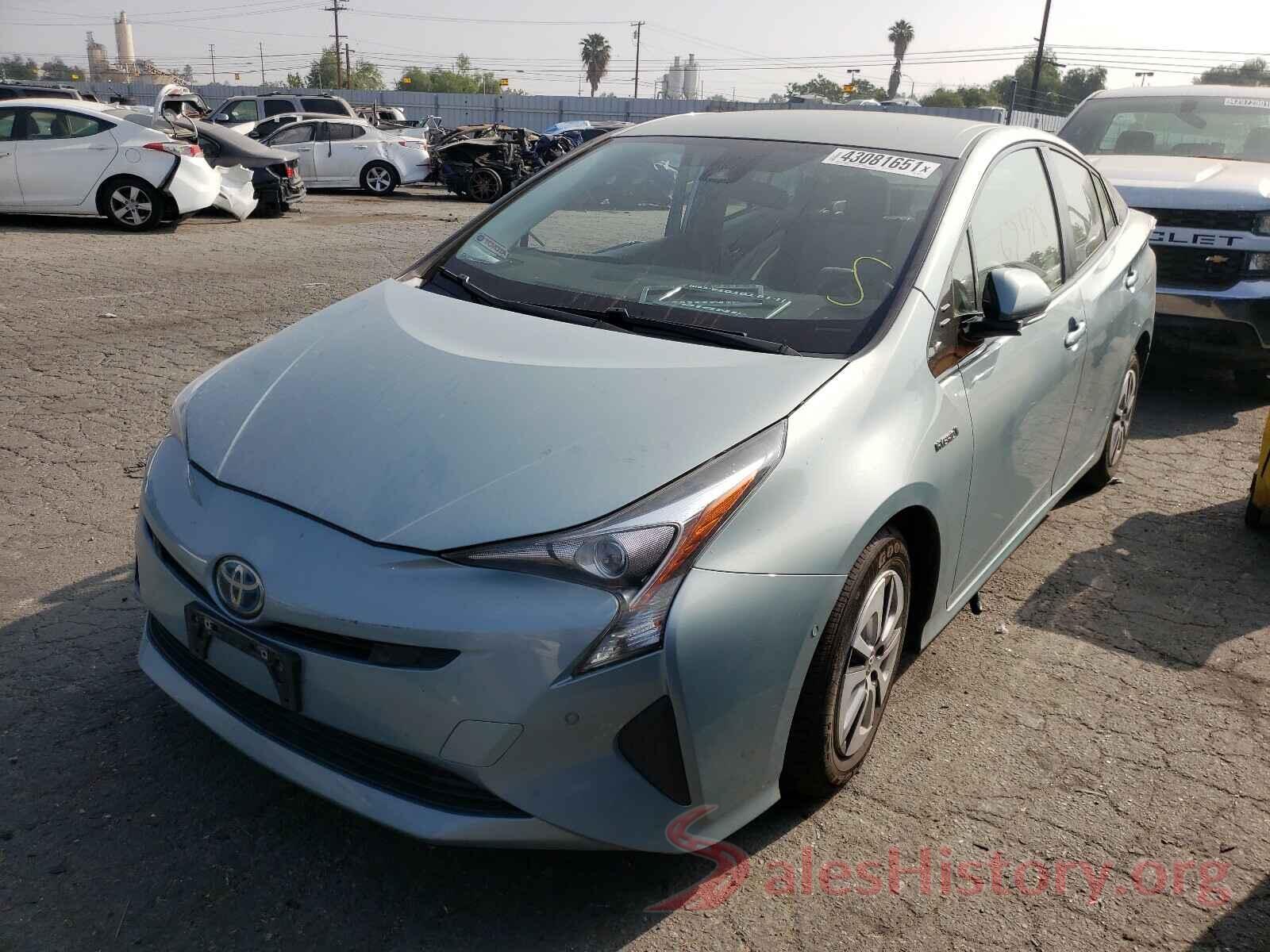 JTDKBRFU0H3564033 2017 TOYOTA PRIUS