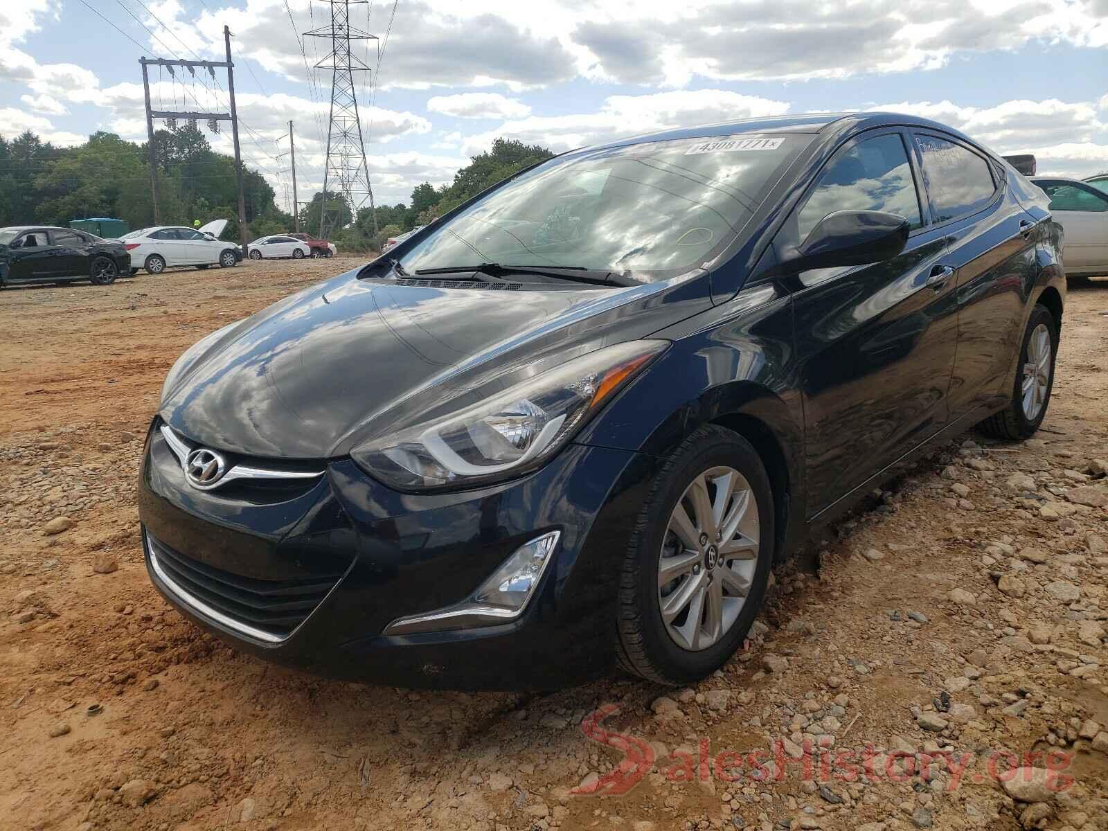 KMHDH4AE2GU604580 2016 HYUNDAI ELANTRA