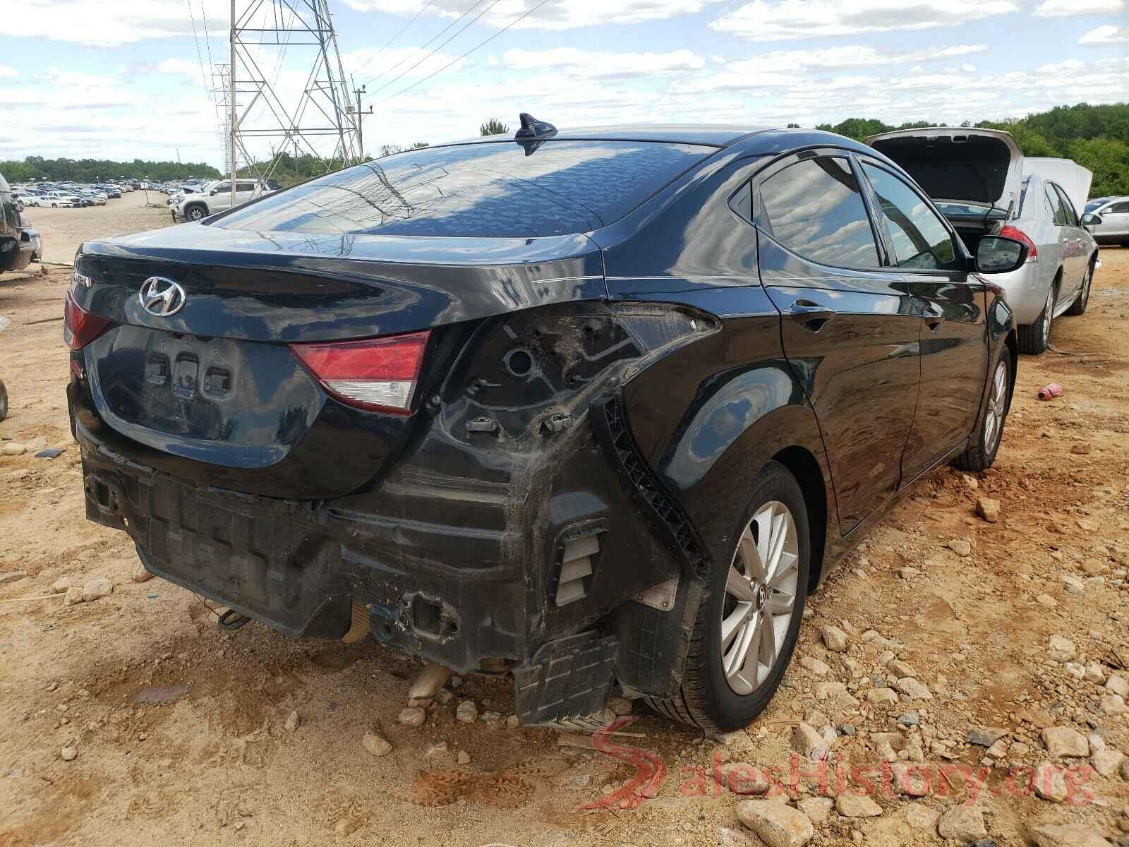 KMHDH4AE2GU604580 2016 HYUNDAI ELANTRA