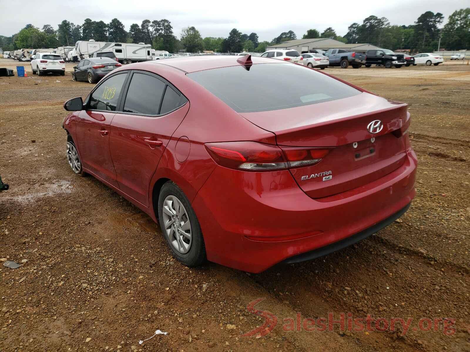 KMHD74LF3HU118855 2017 HYUNDAI ELANTRA