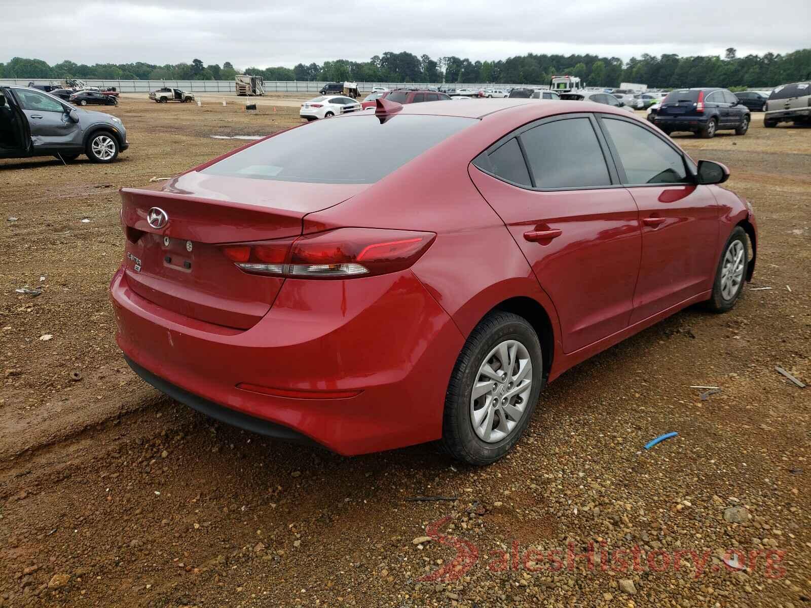 KMHD74LF3HU118855 2017 HYUNDAI ELANTRA