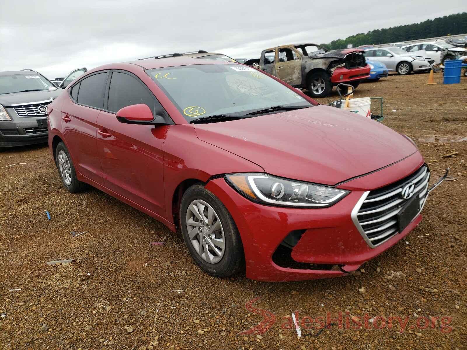 KMHD74LF3HU118855 2017 HYUNDAI ELANTRA