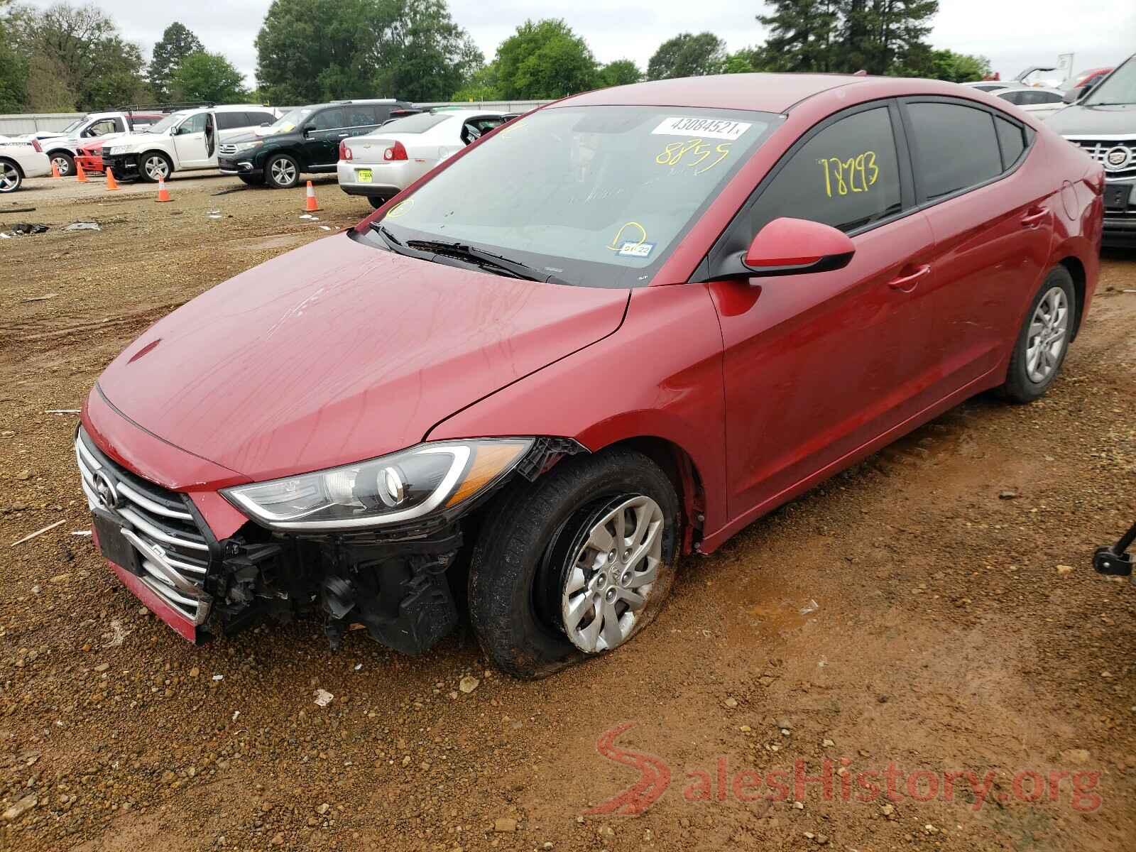 KMHD74LF3HU118855 2017 HYUNDAI ELANTRA