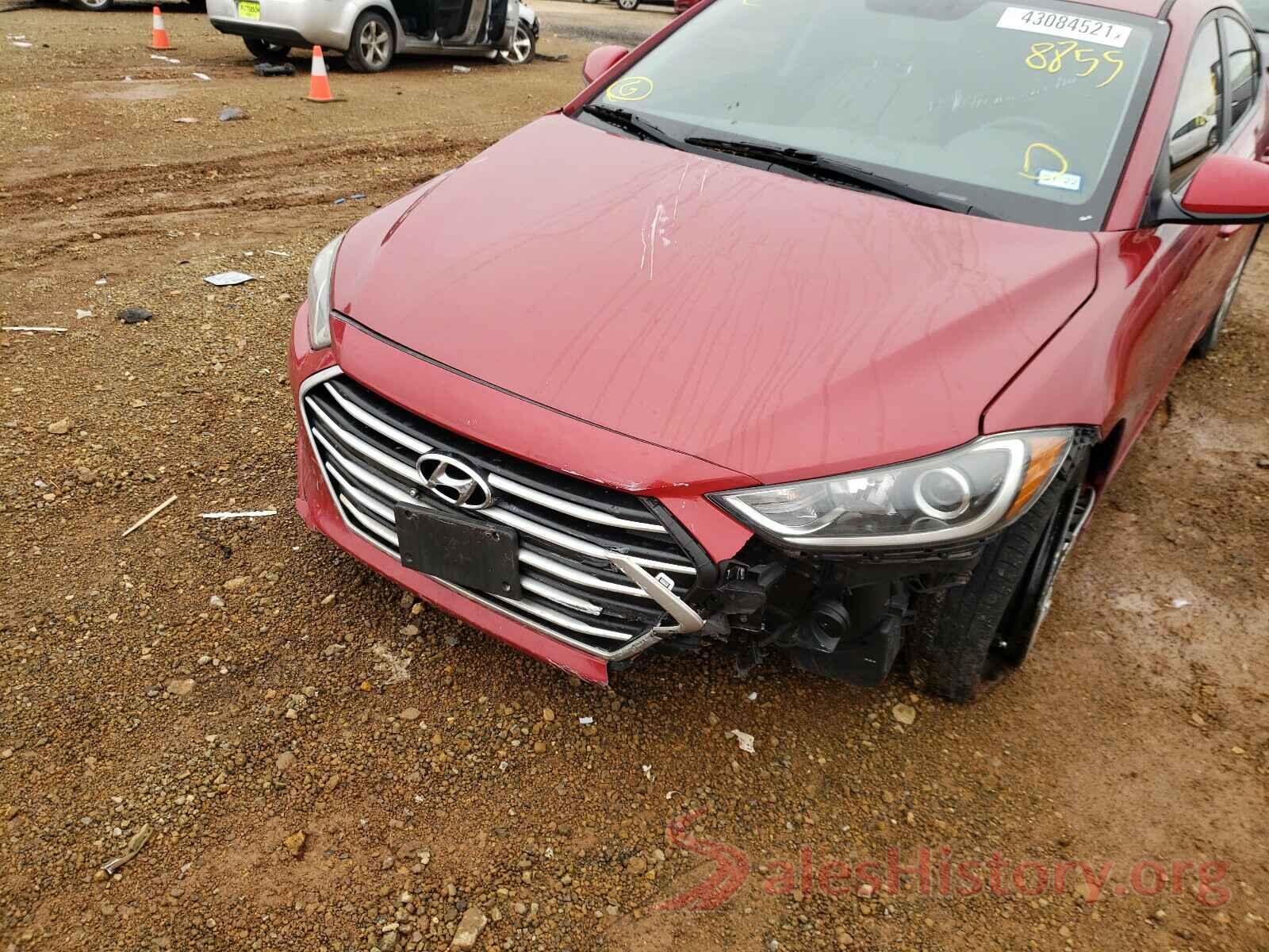 KMHD74LF3HU118855 2017 HYUNDAI ELANTRA